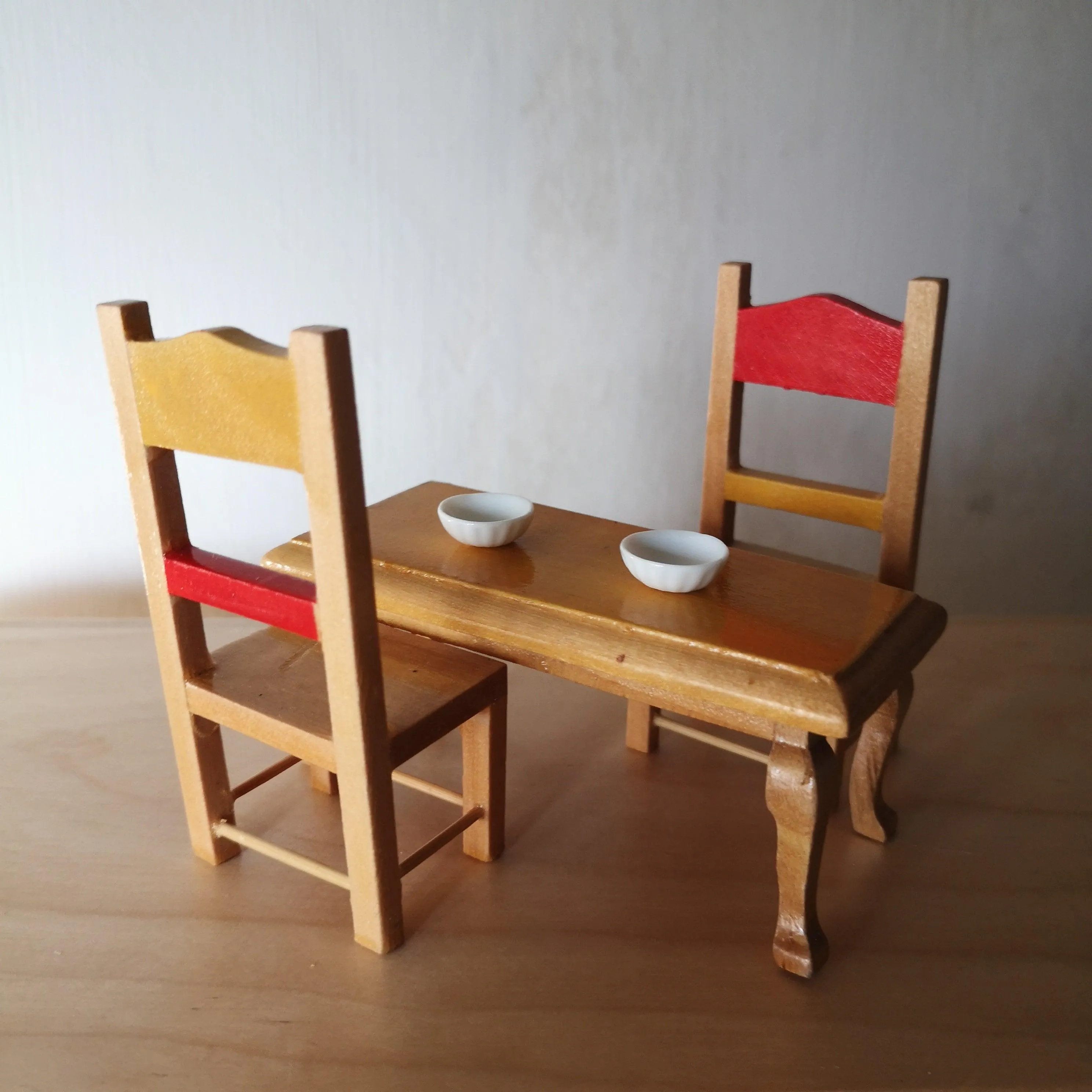 [40%OFF]French vintage doll house- dining table&chairs