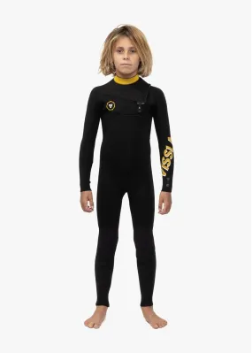 7 Seas Boys 4-3 Full Chest Zip Wetsuit, BWG