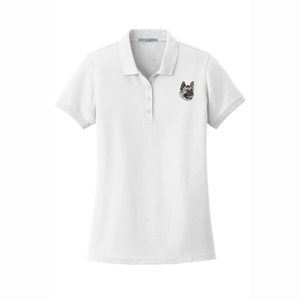 Akita Embroidered Women's Short Sleeve Polo