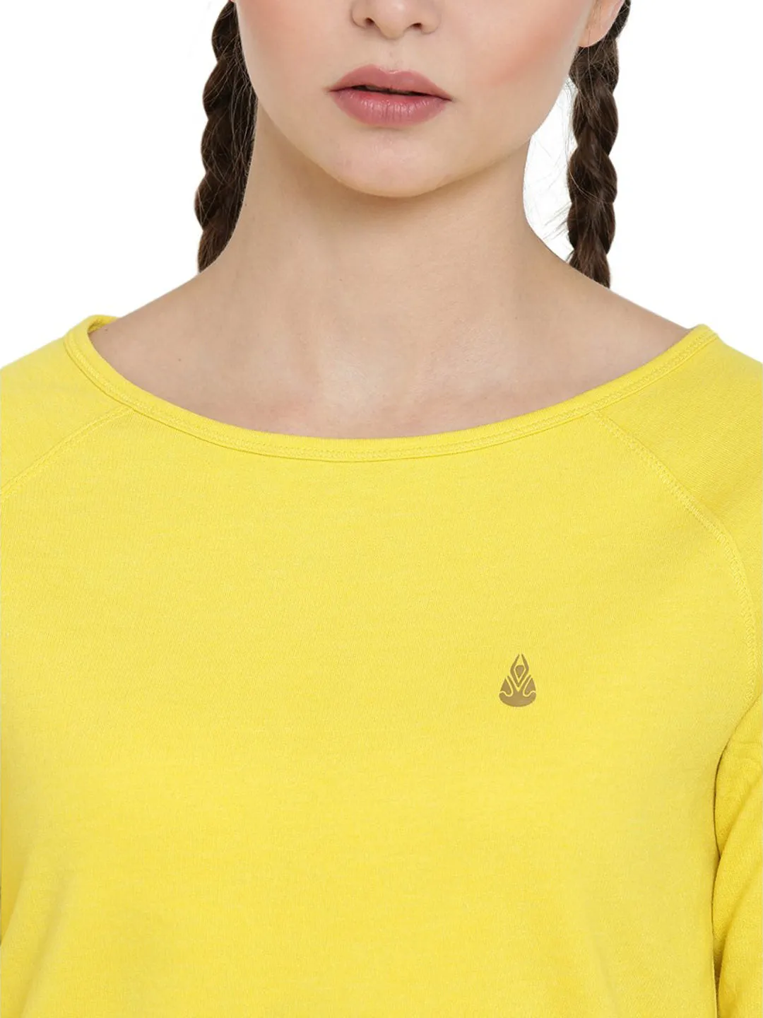 Alcis Hem Variant Yellow Blouse