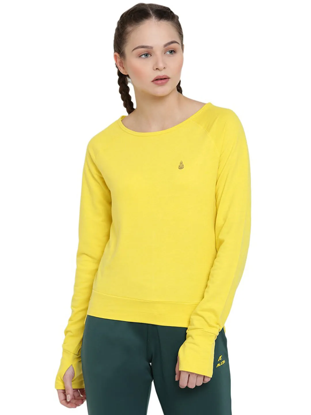 Alcis Hem Variant Yellow Blouse