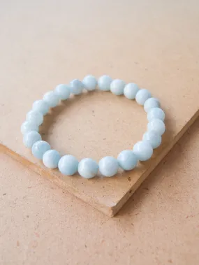 Aquamarine Mala Bracelet