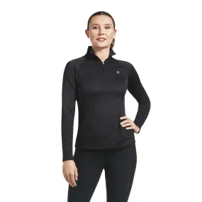 Ariat Womens Sunstopper 2.0 1/4 Zip Black