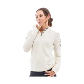 Aventura Women's Inspire Quarter Zip - Egret