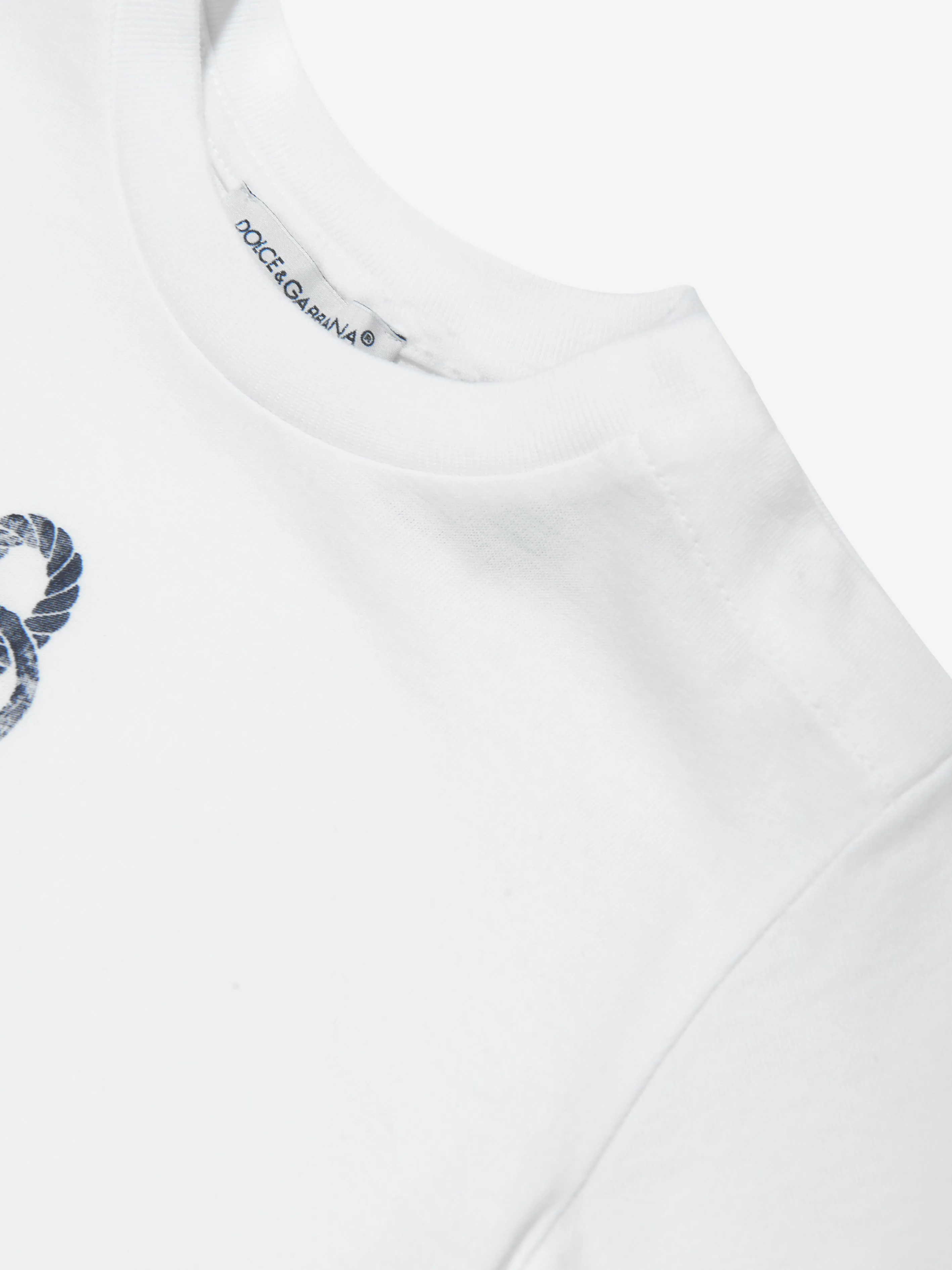 Baby Boys Anchor T-Shirt in White