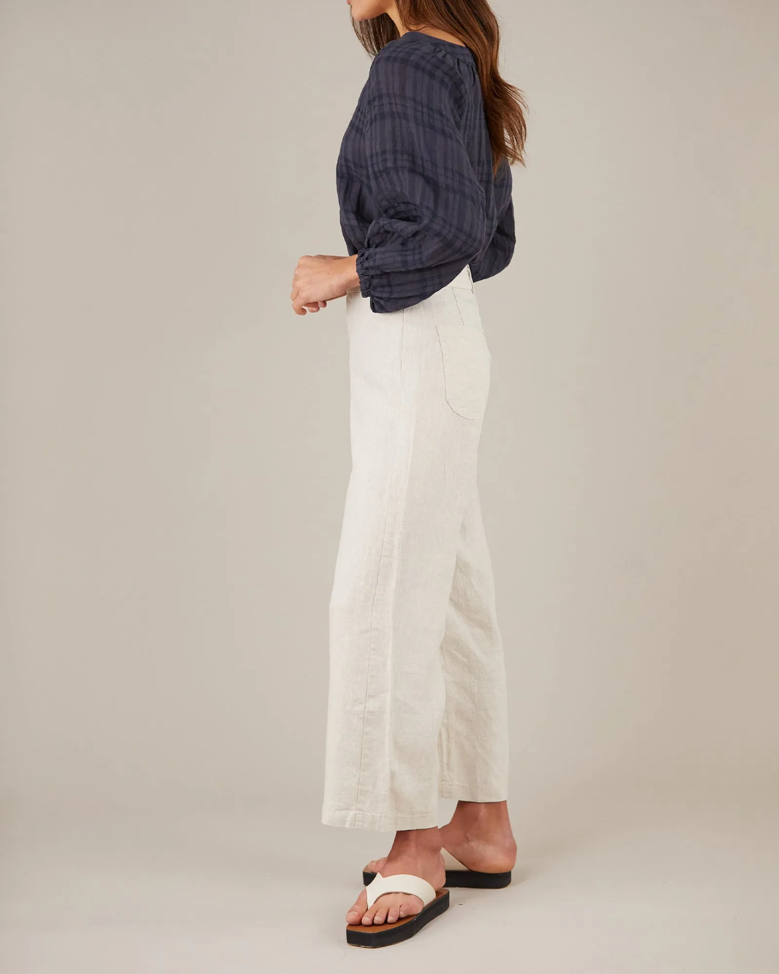 Barossa Linen Pant - Natural