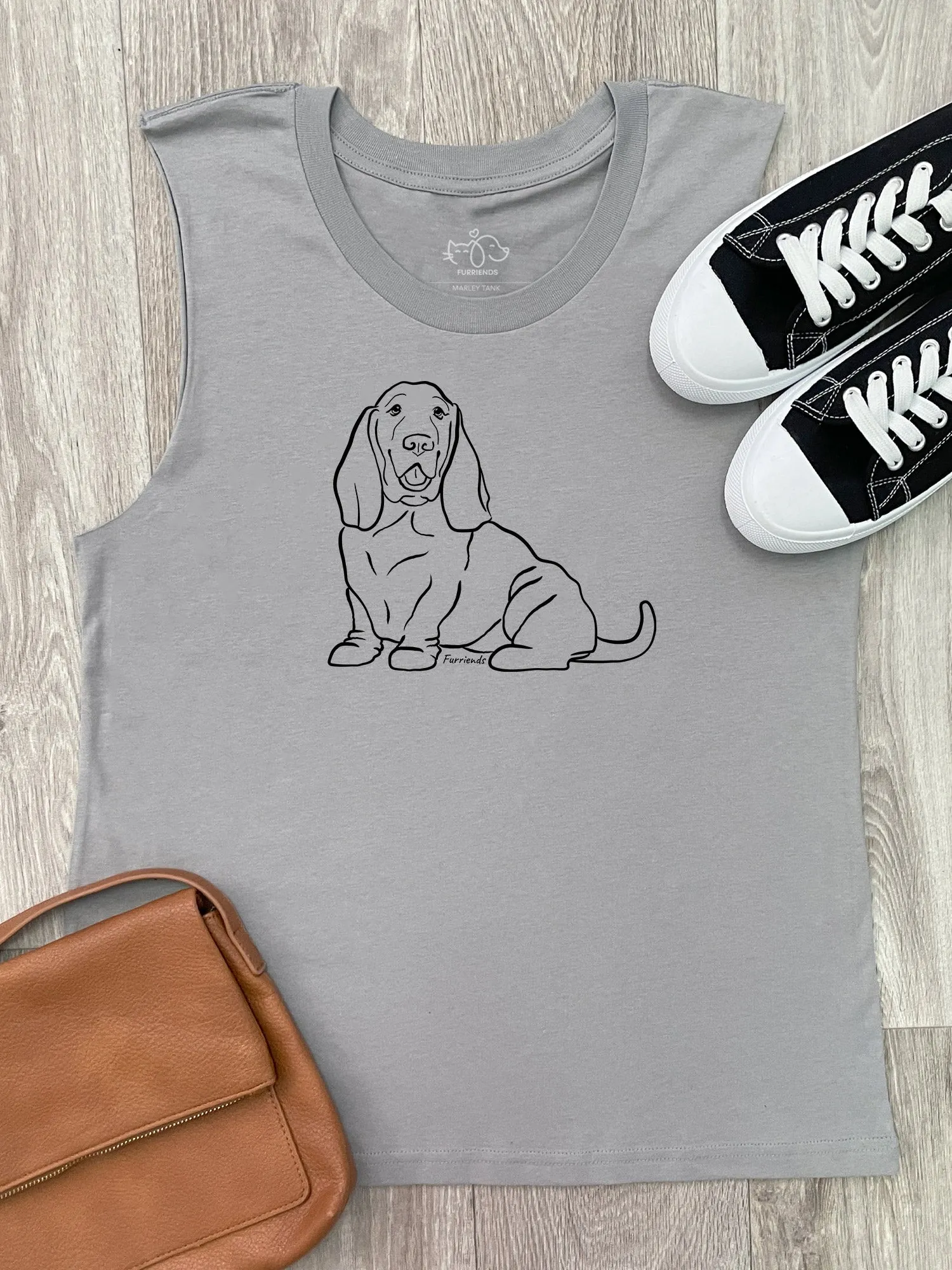 Basset Hound Marley Tank