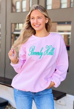 Beverly Hills Embroidered Pullover