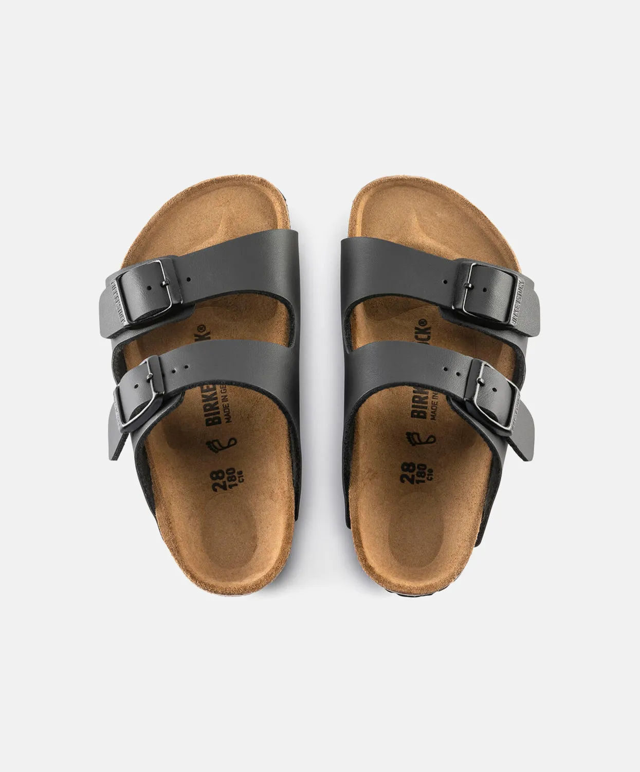 Birkenstock Kids Arizona Birko-Flor Black Sandals