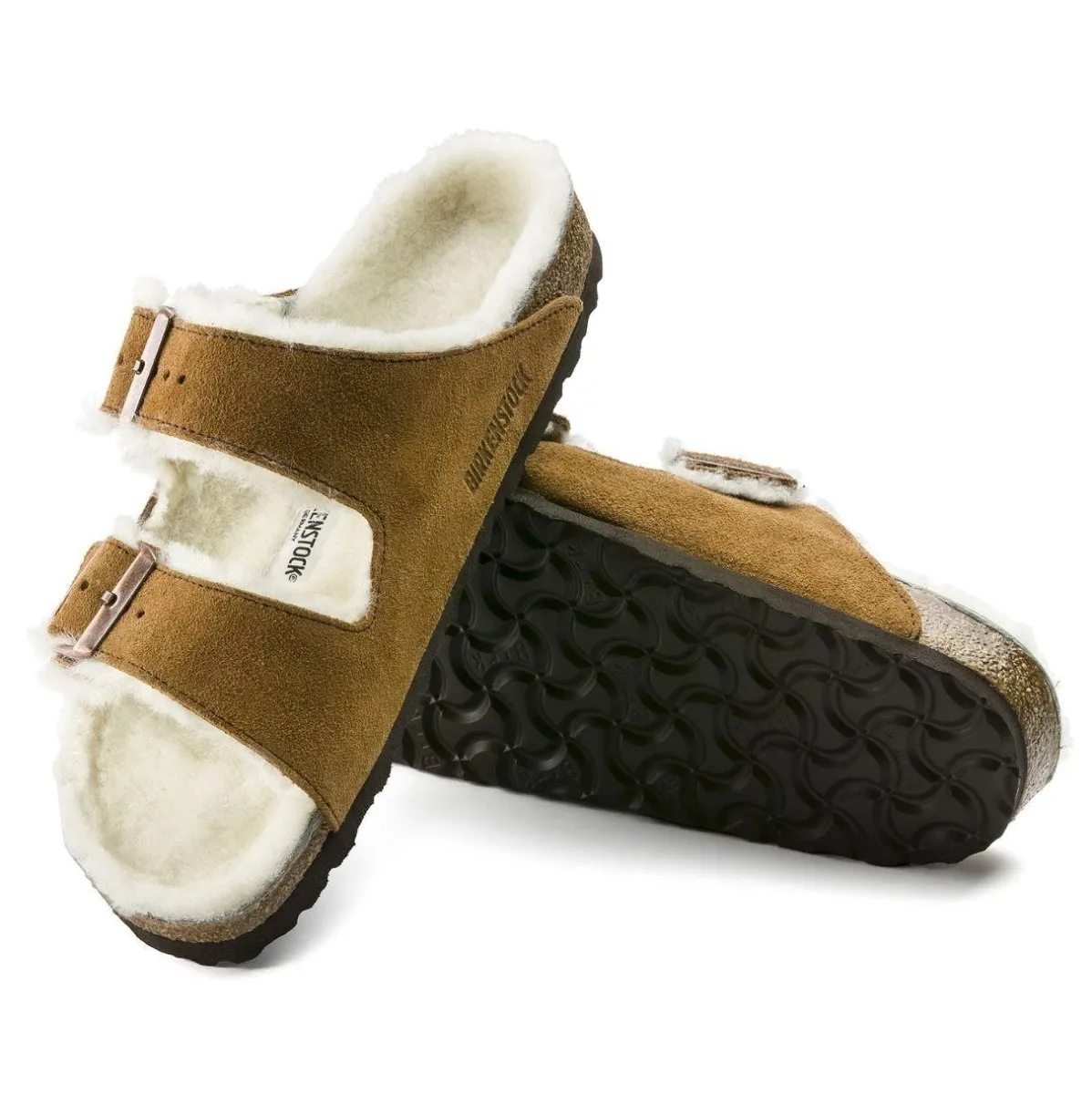 Birkenstock Women's Arizona Shearling - Mink Suede