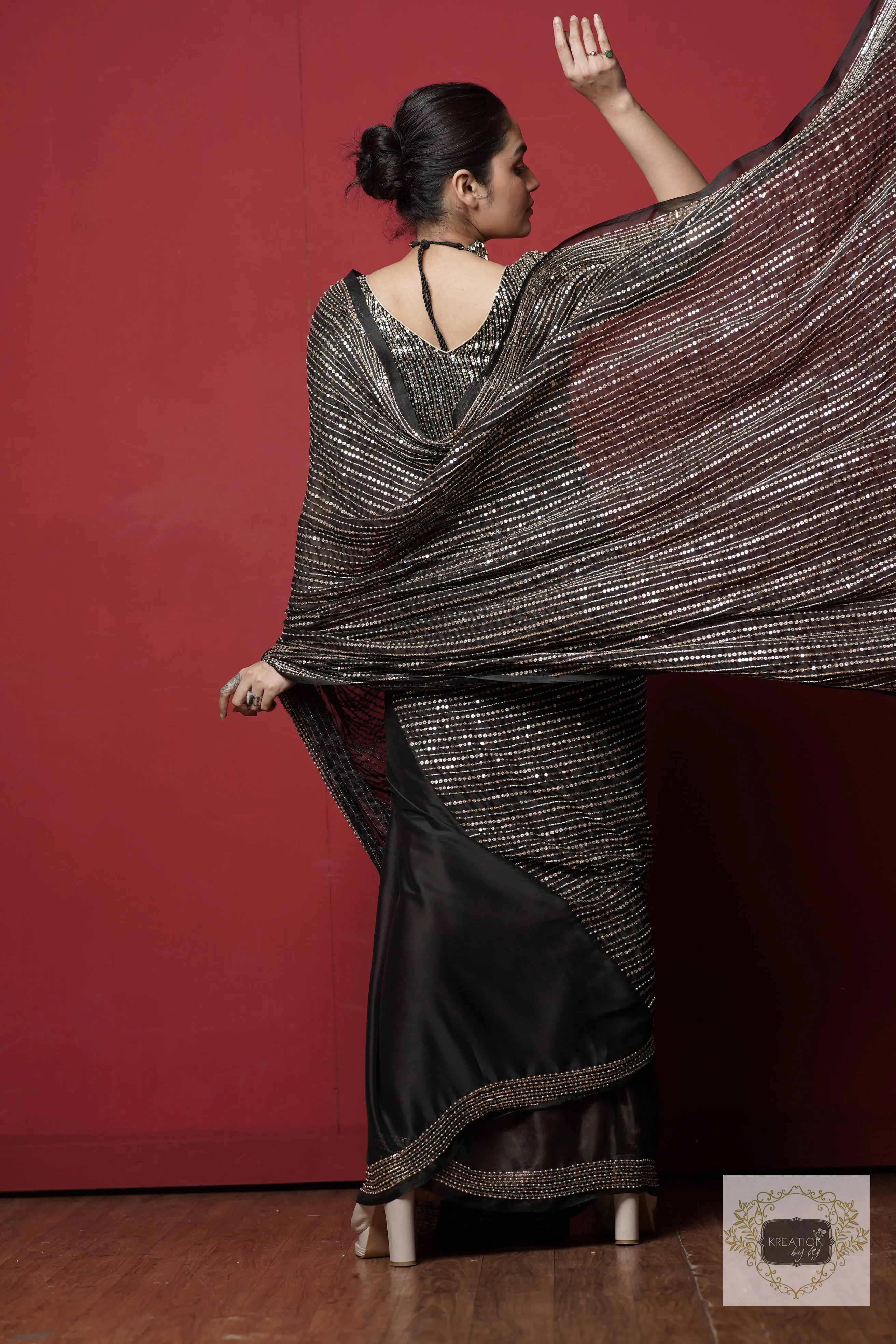 Black Chand Sifarish Saree