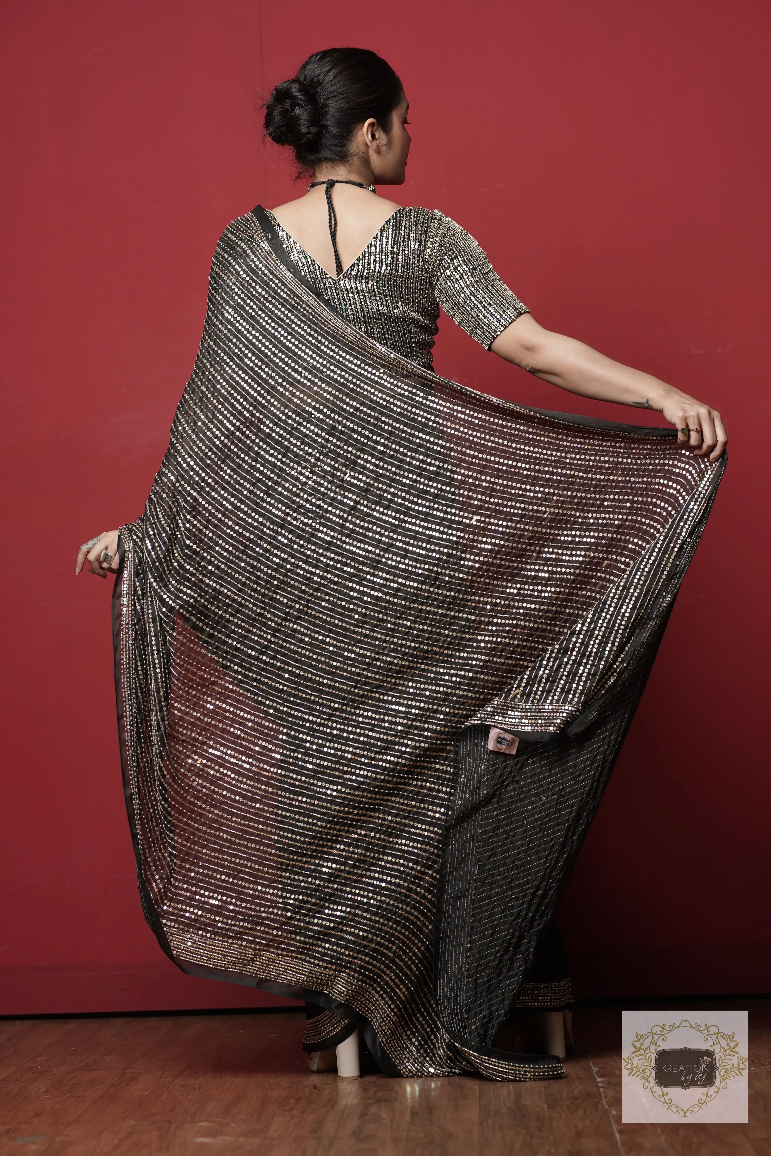 Black Chand Sifarish Saree