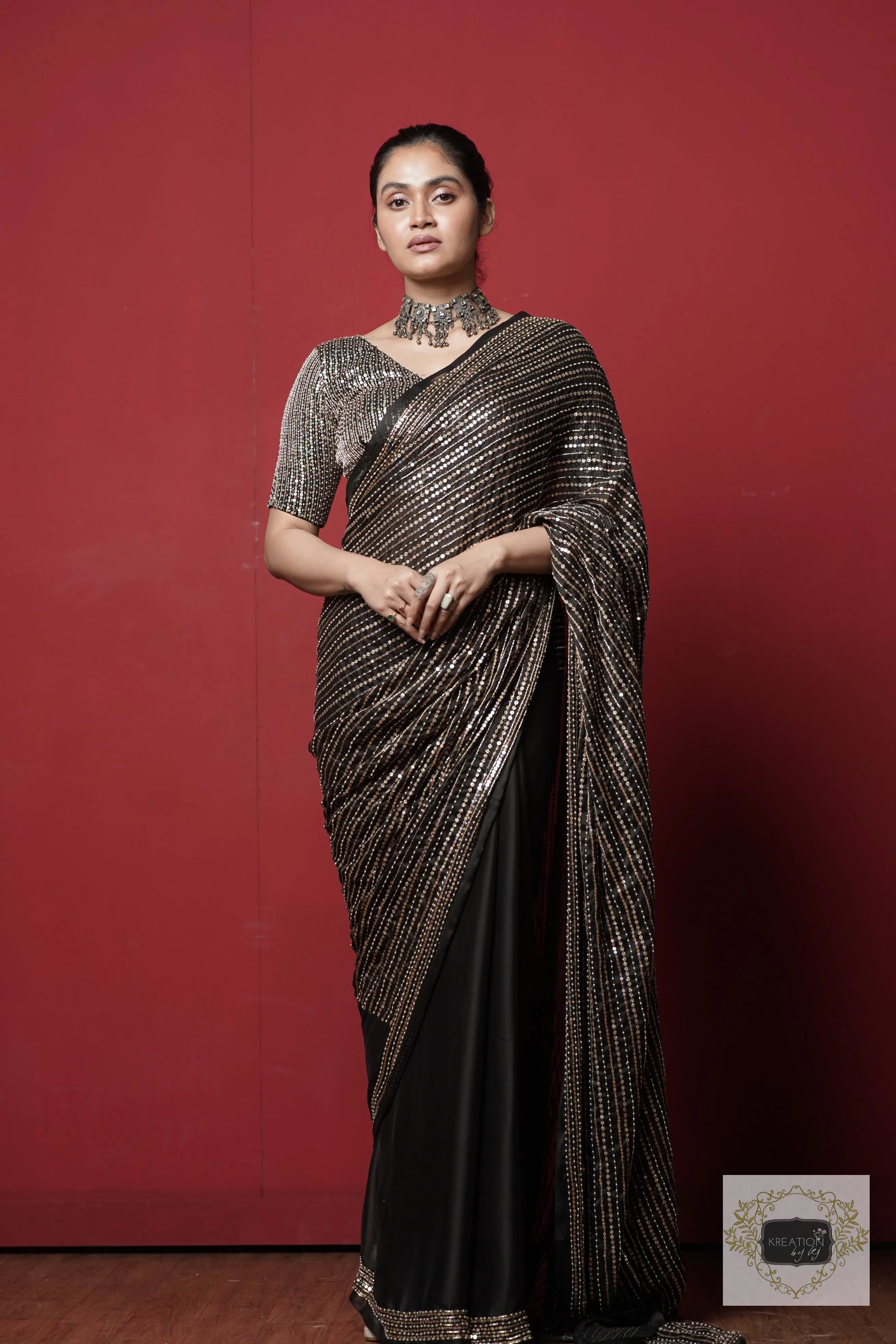 Black Chand Sifarish Saree