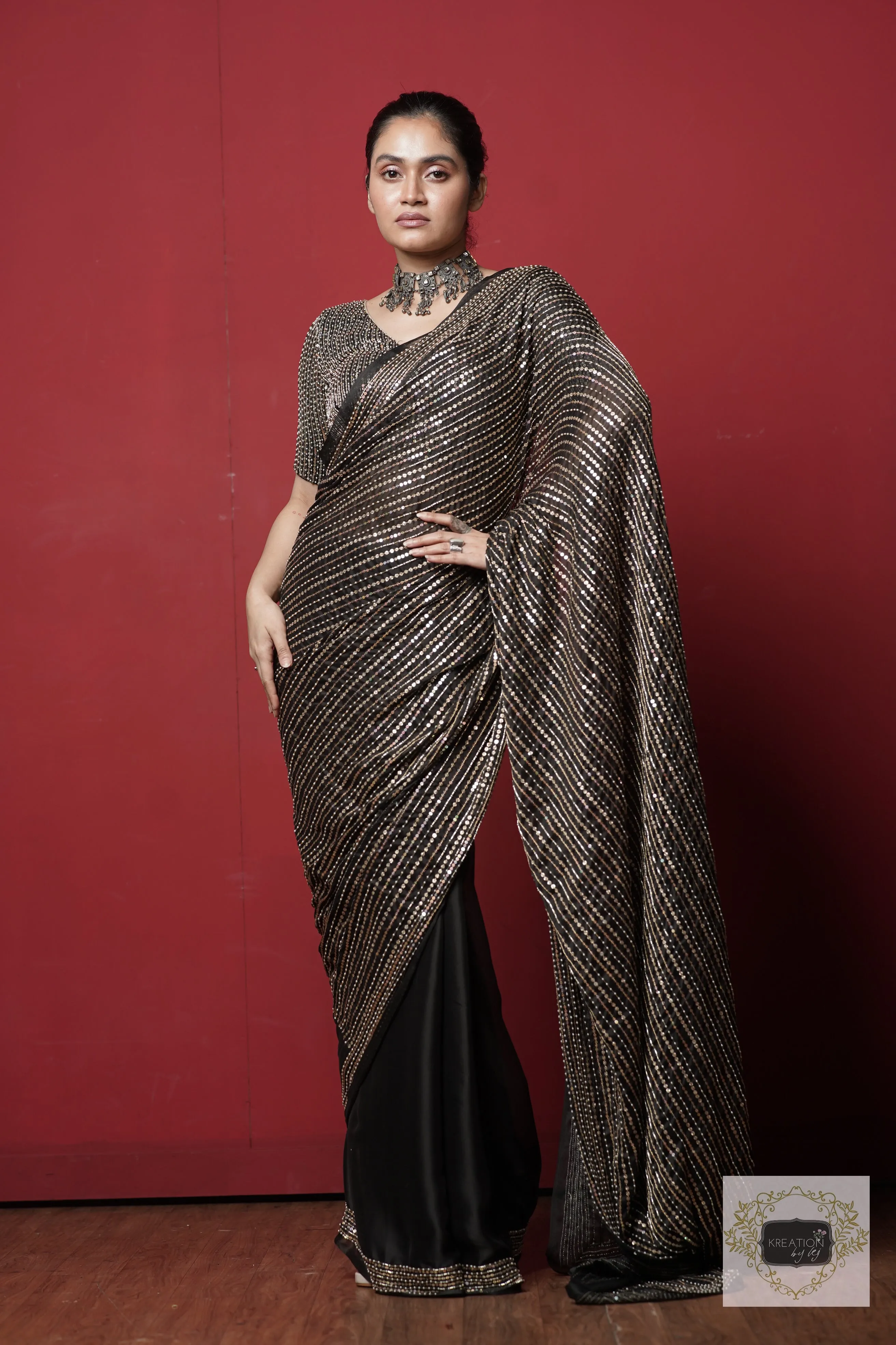 Black Chand Sifarish Saree