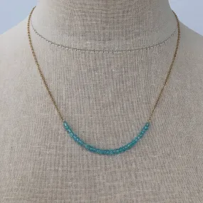 Blue Zircon Ocean Vibes Necklace