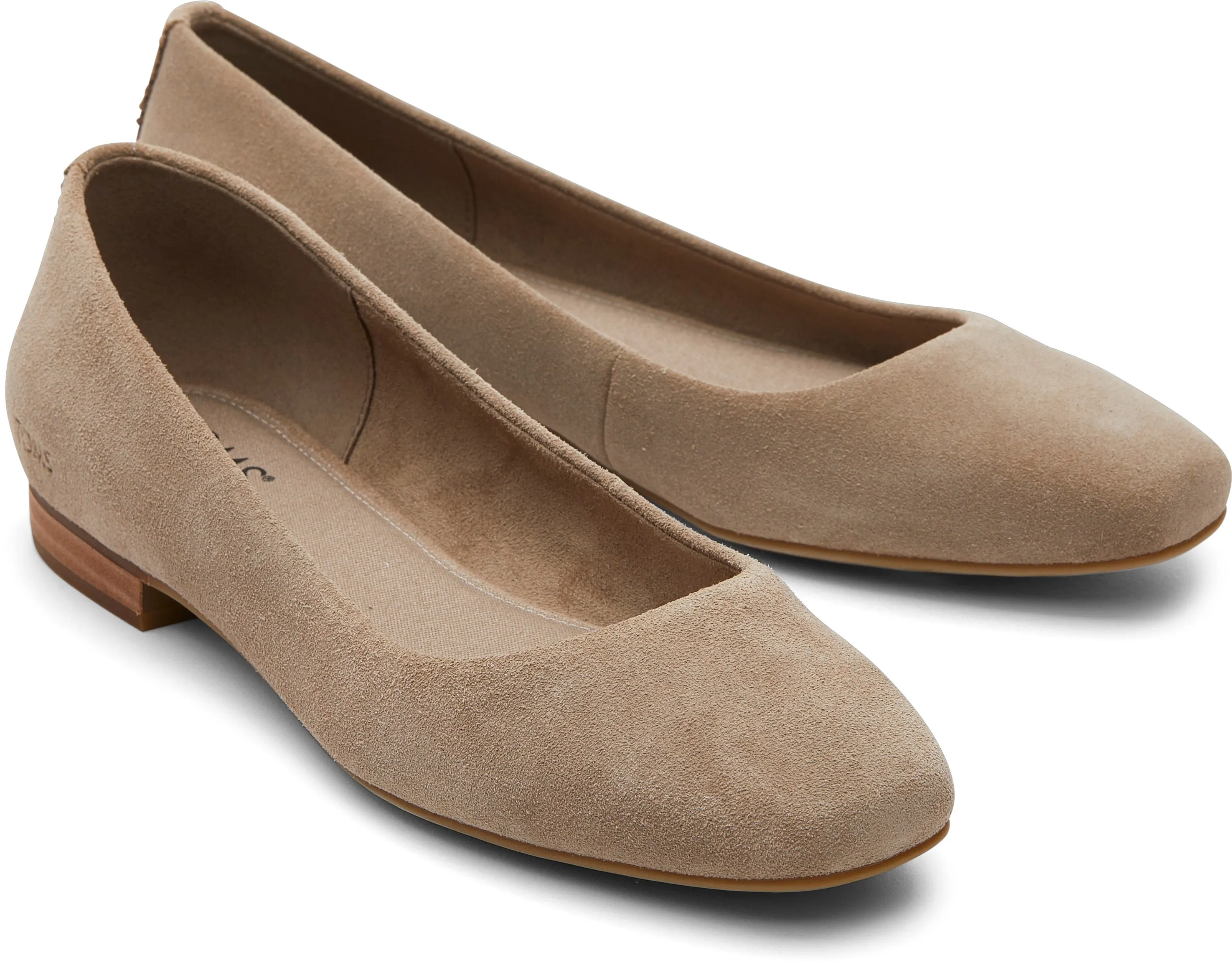 Briella Ballet Flat - Dune Suede