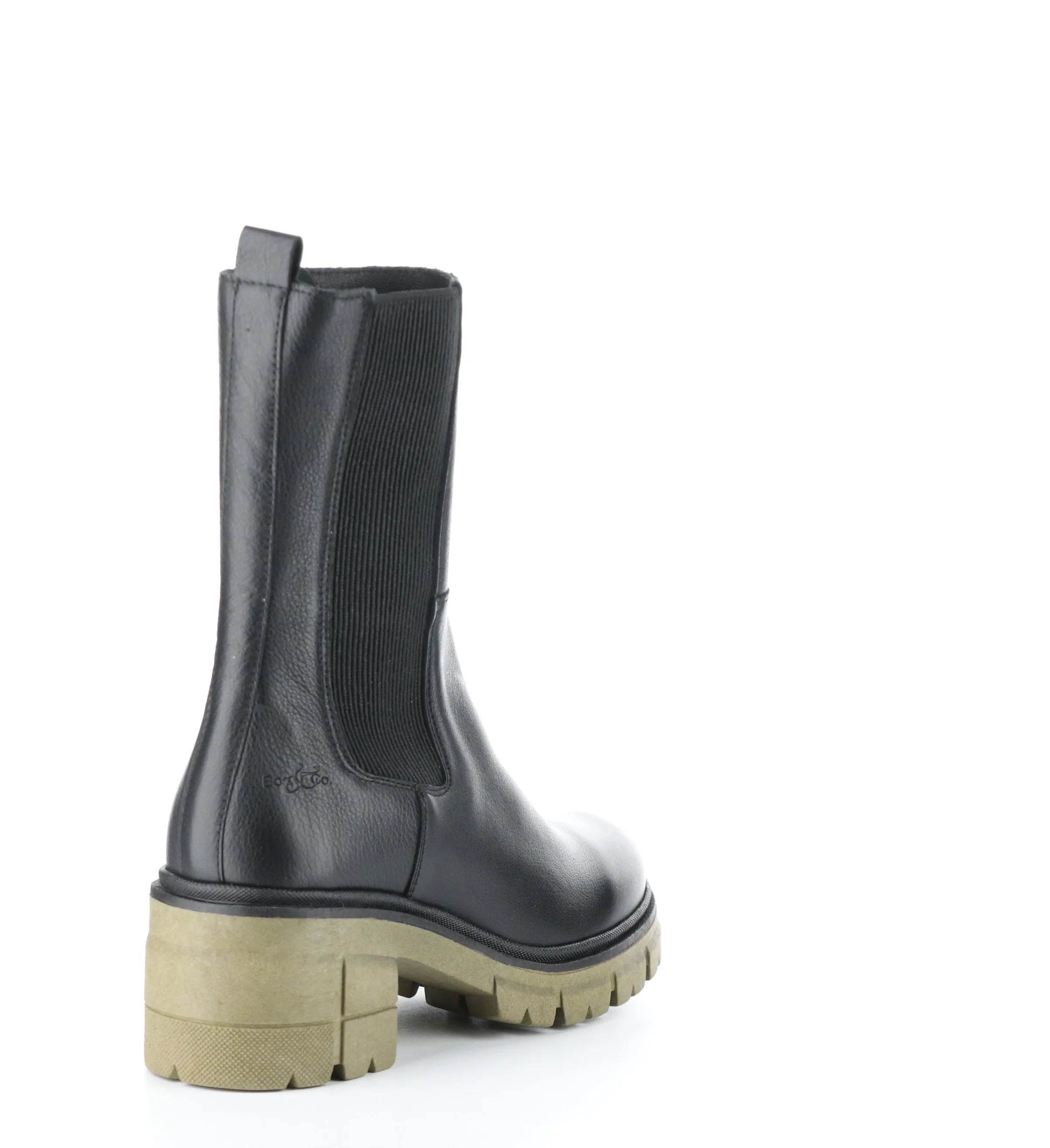 BRUNAS BLACK/GREEN Elasticated Boots