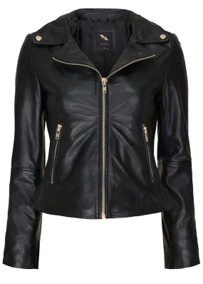 BTF CPH jacket 10576 Skindjakke - Black w Gold