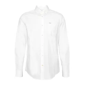 Camicia Uomo Barbour Comfort Stretch Bianco