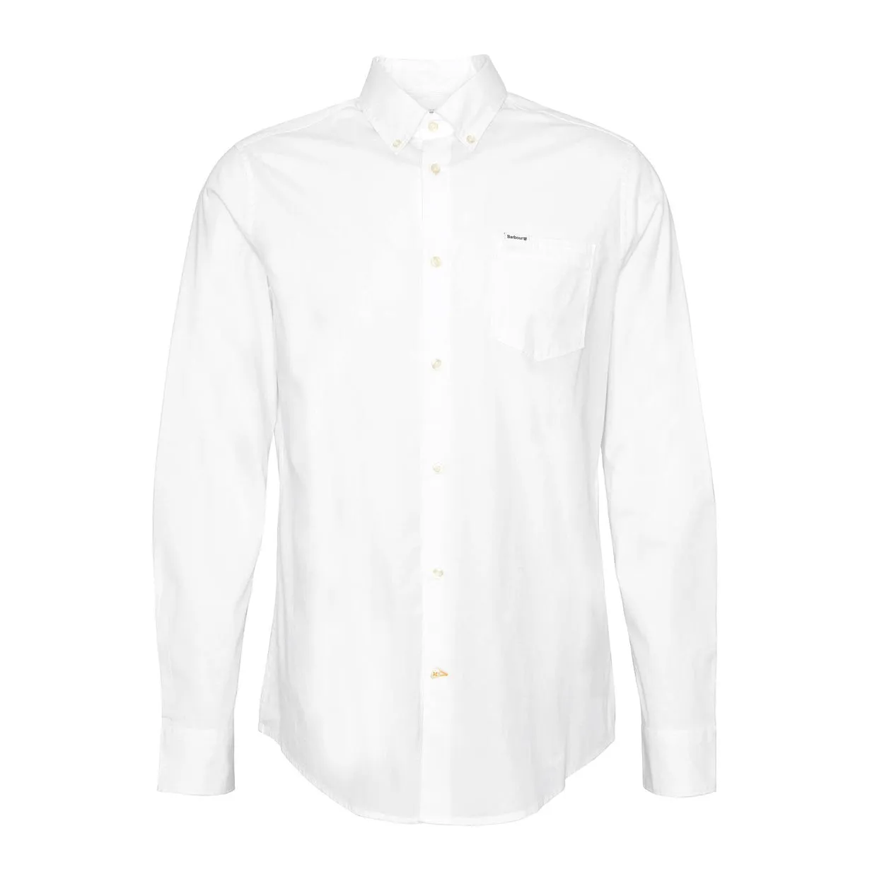 Camicia Uomo Barbour Comfort Stretch Bianco