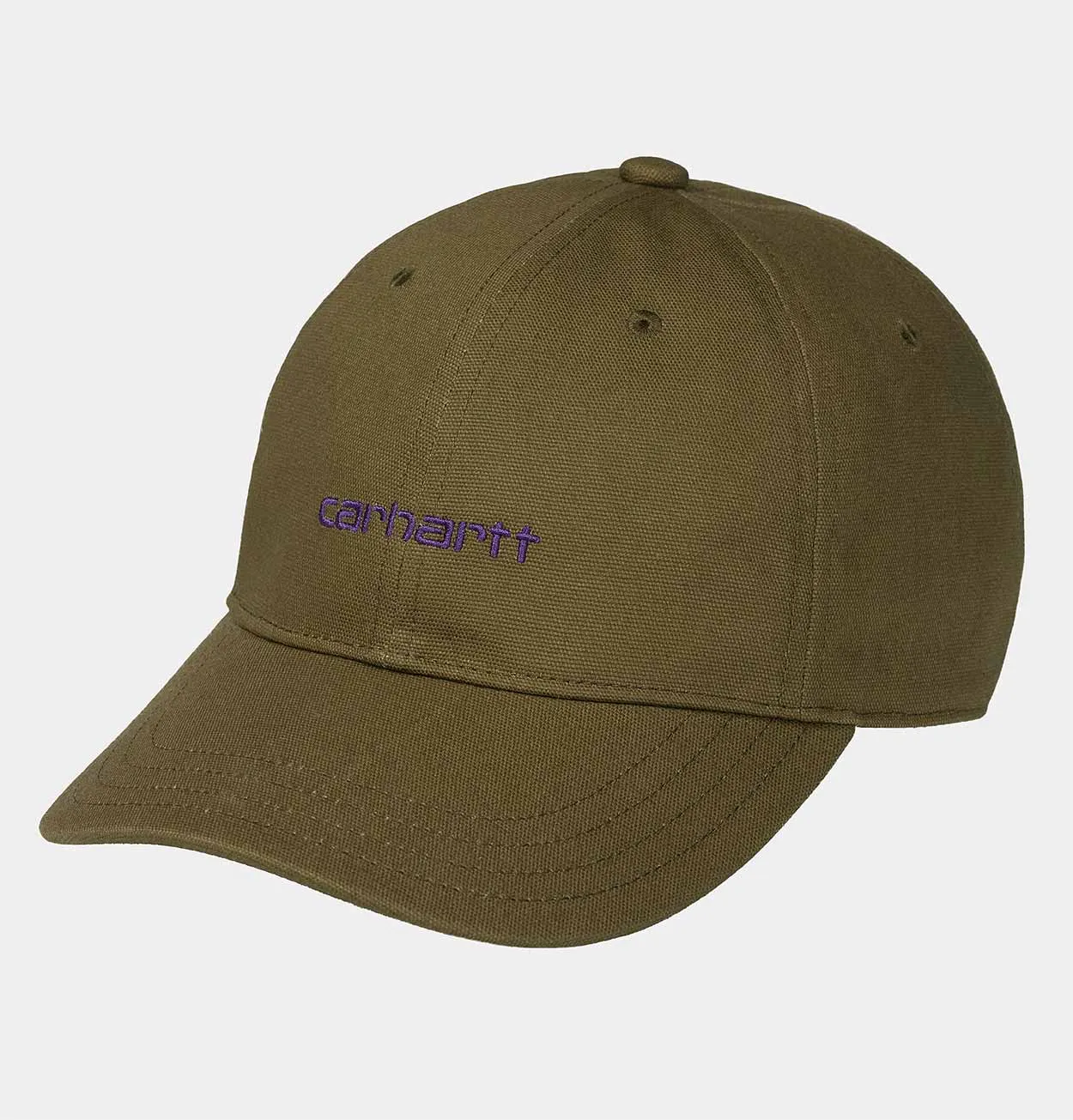 Carhartt WIP Canvas Script Cap in Highland