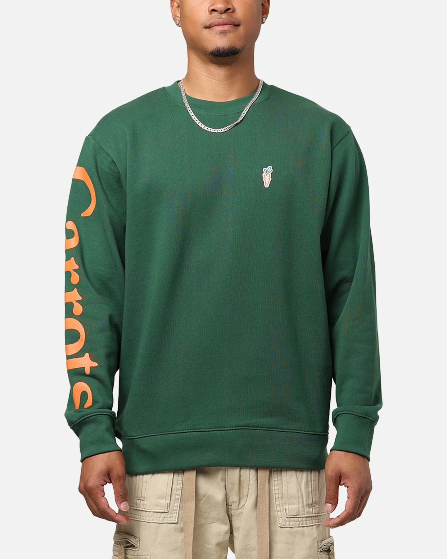 Carrots By Anwar Woodmark Crewneck Forest