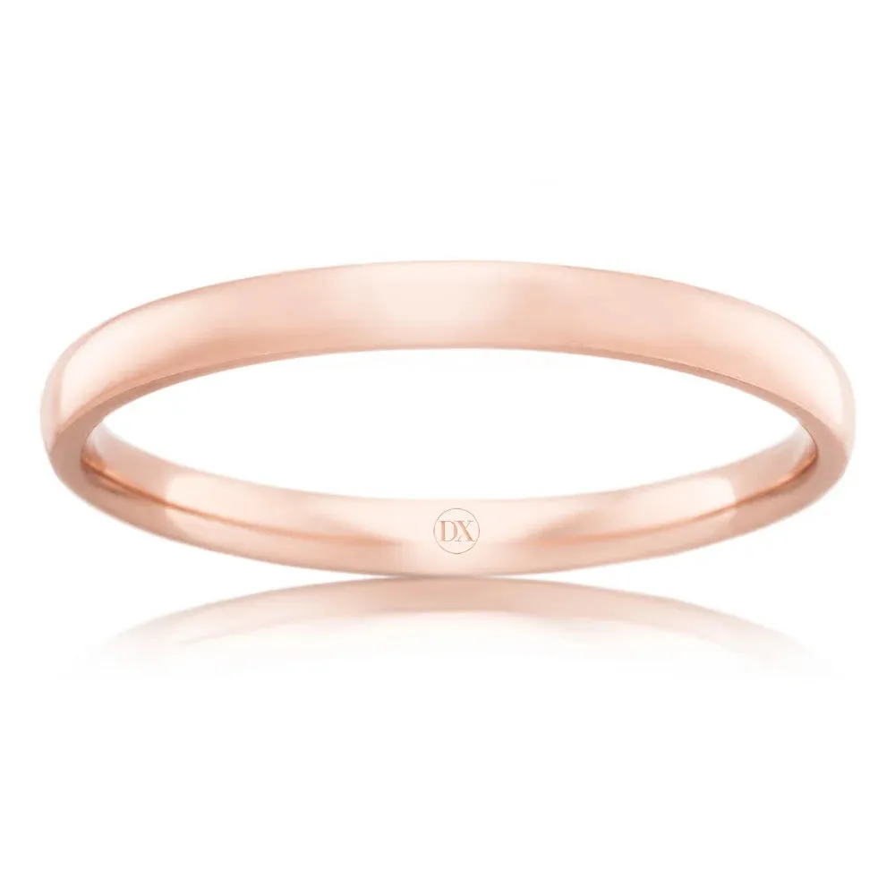 Classic Comfort 2.5mm - 9ct Rose Gold