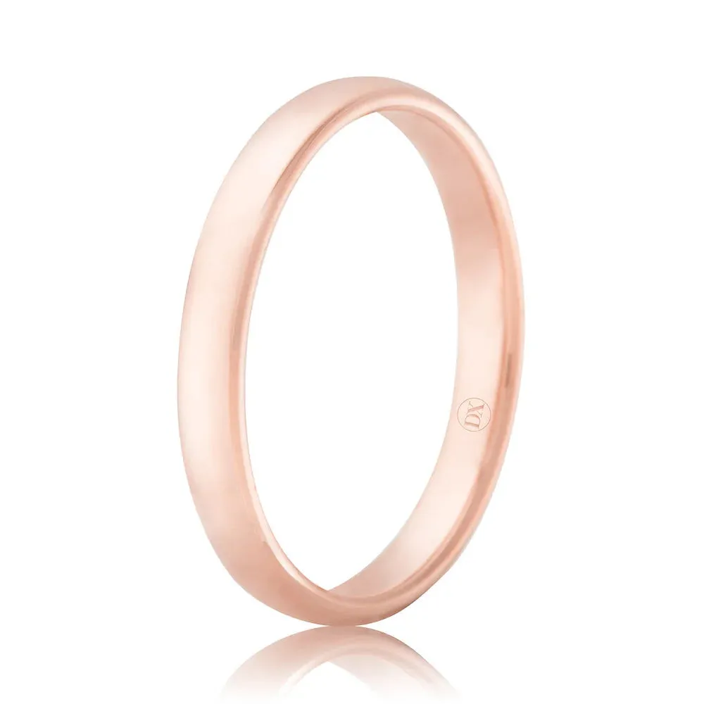 Classic Comfort 2.5mm - 9ct Rose Gold