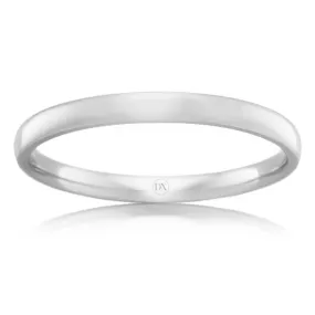 Classic Comfort 2.5mm - 9ct White Gold