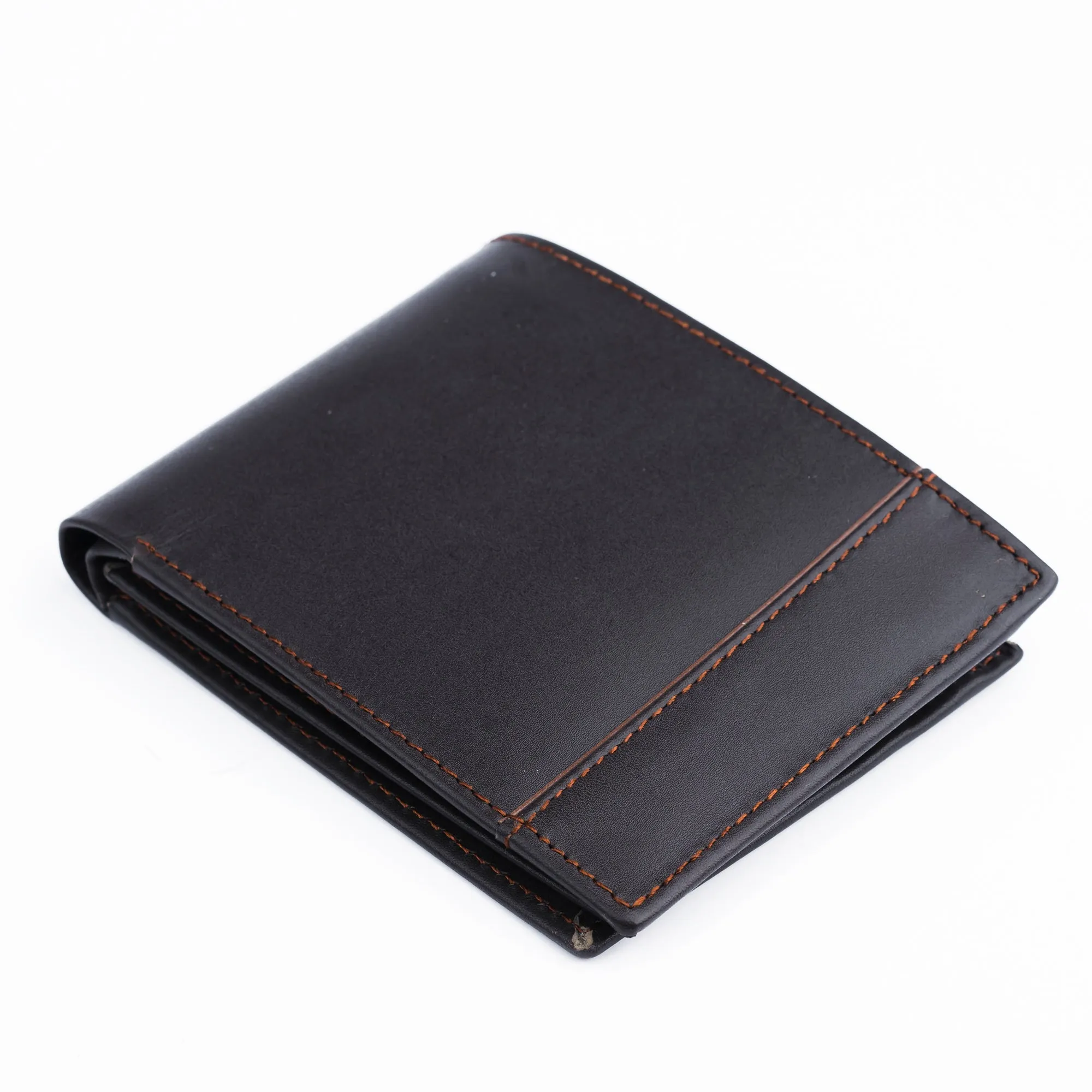 Classic Matte Finish Dark Brown Wallet