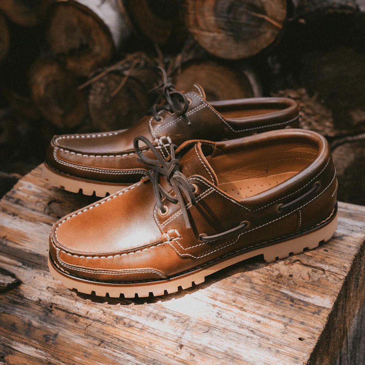 Commando Tobacco Boat Shoe - Men's