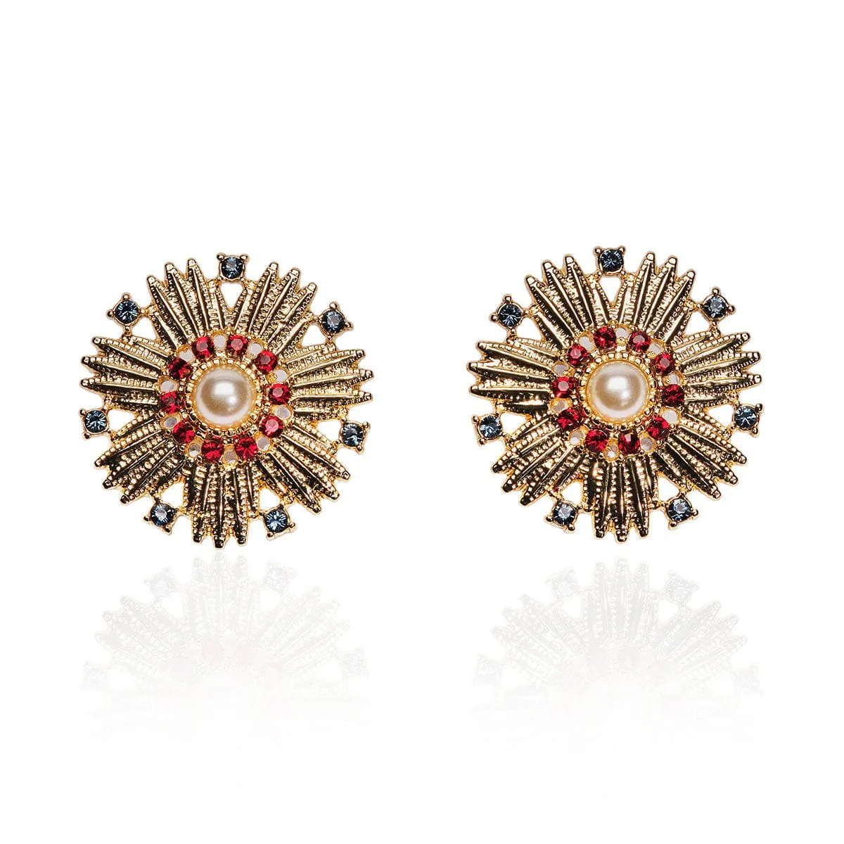 Cordelia Swarovski ®️ Crystal Starburst Earrings