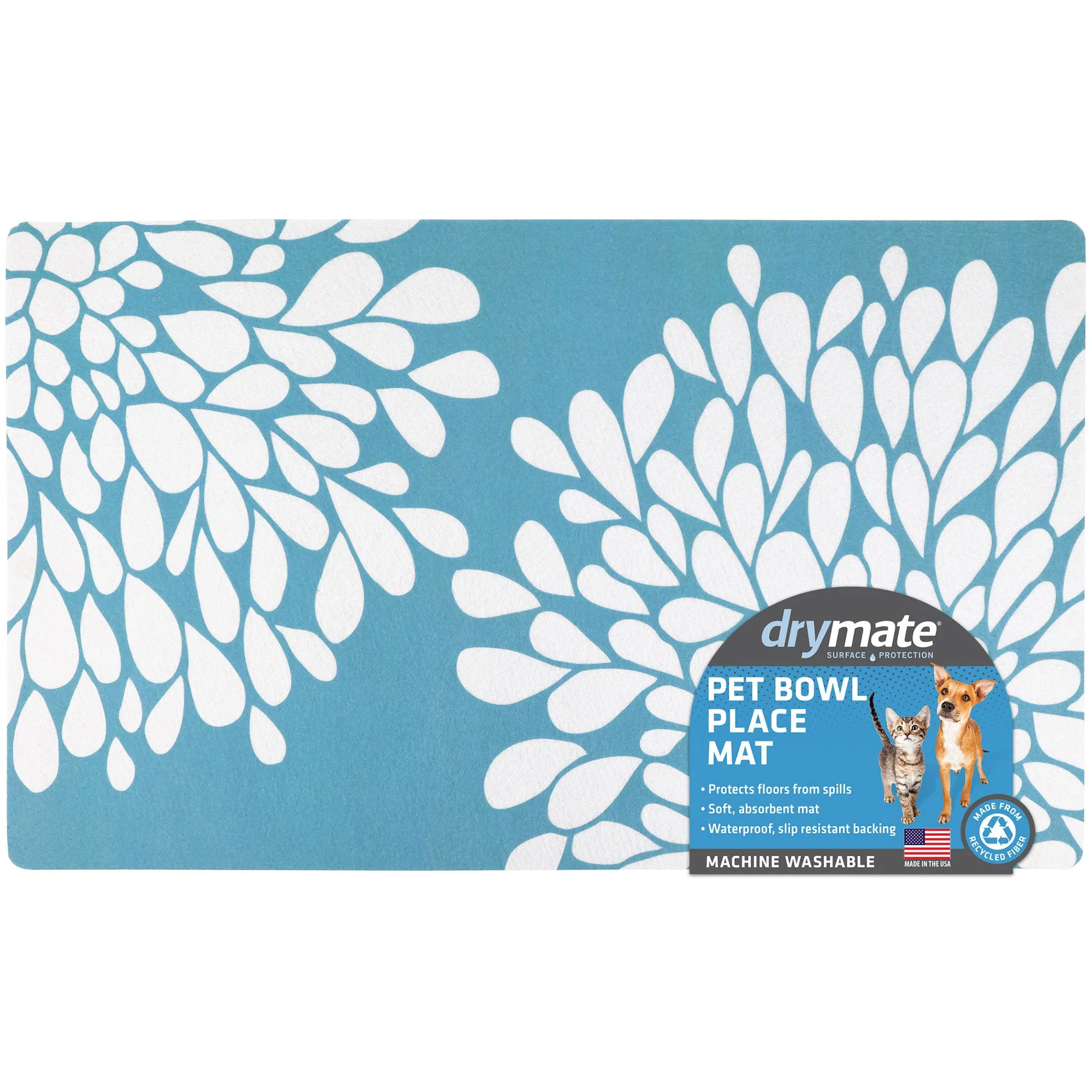 Drymate Pet Placemat, Blue