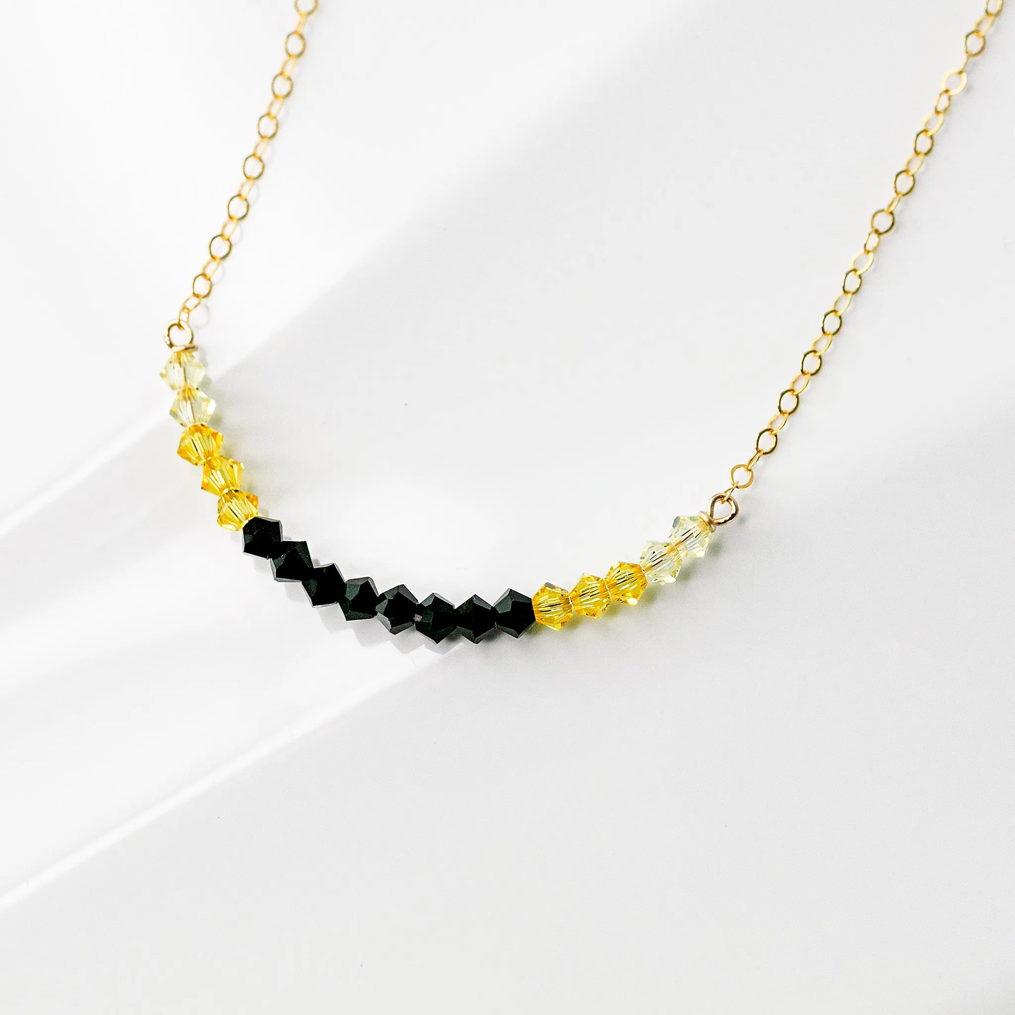 Endometriosis Awareness Necklace - Benefits Endo Black