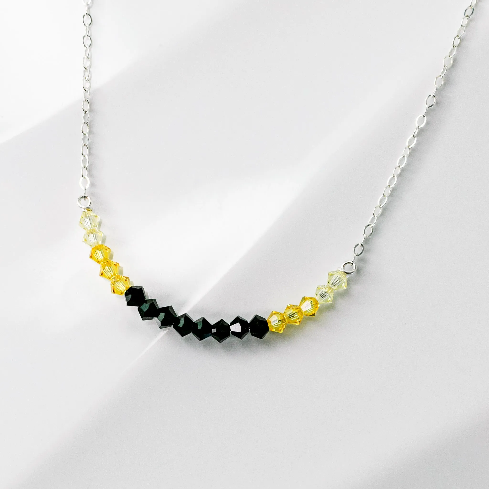 Endometriosis Awareness Necklace - Benefits Endo Black