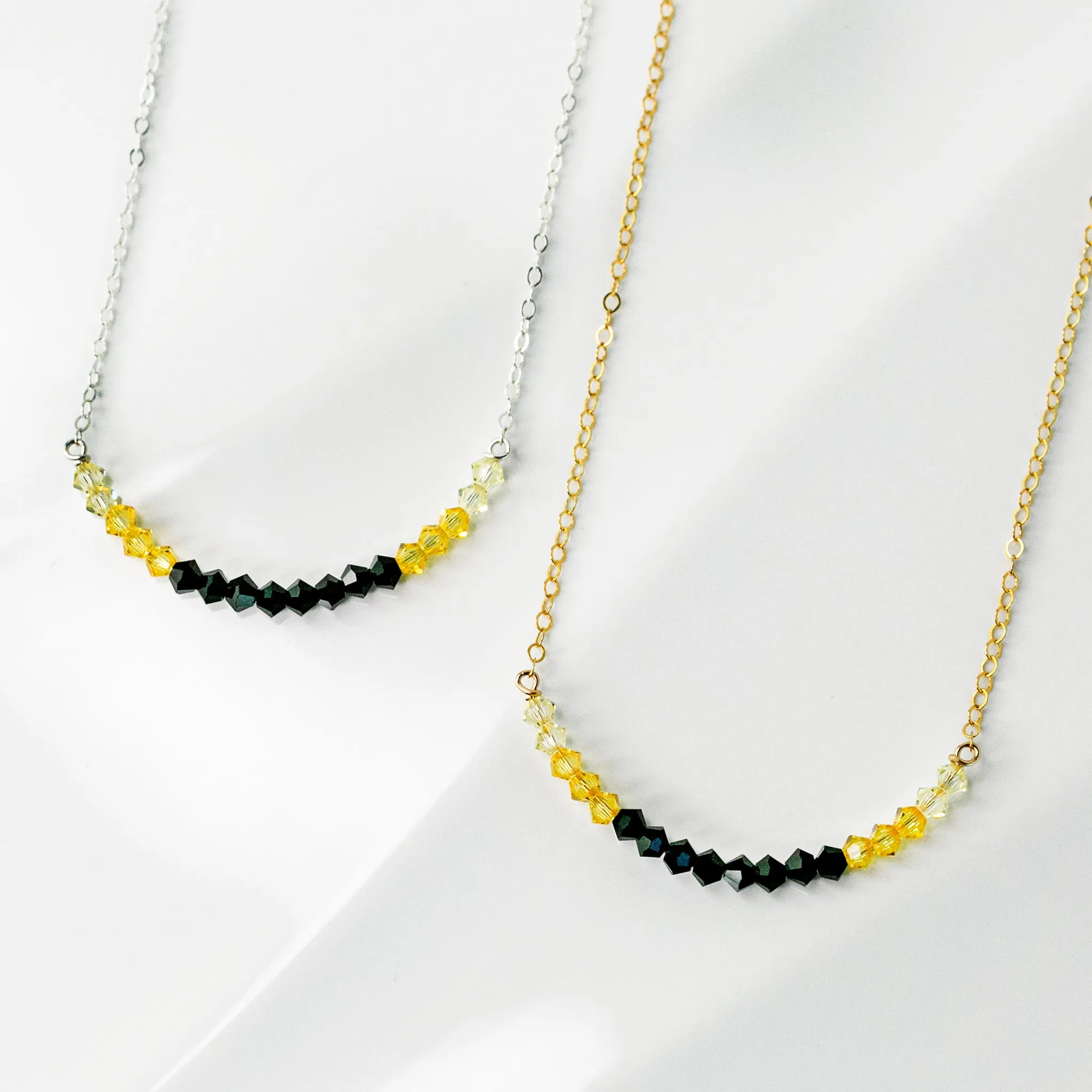 Endometriosis Awareness Necklace - Benefits Endo Black