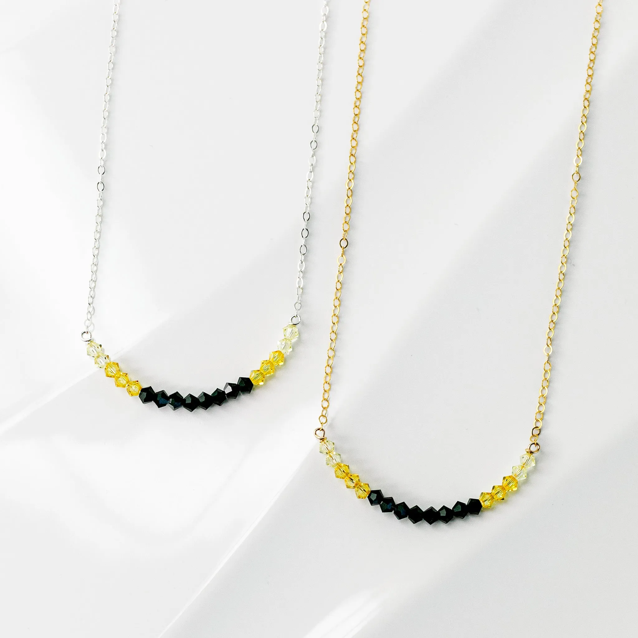 Endometriosis Awareness Necklace - Benefits Endo Black