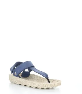 FIZZ077ASP NAVY/NATURAL Round Toe Shoes