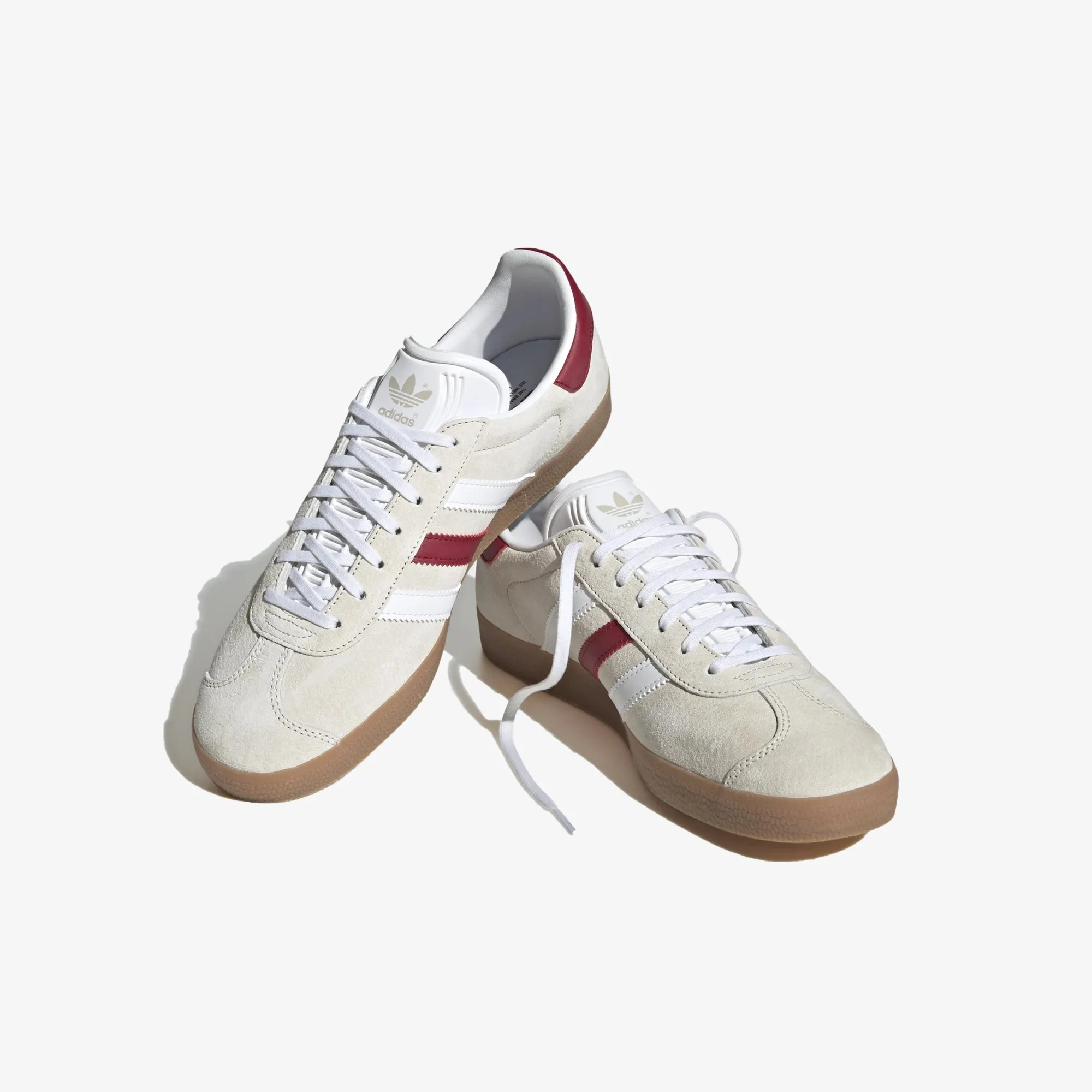 GAZELLE 'ALUMINIUM/WHITE/BURGUNDY'