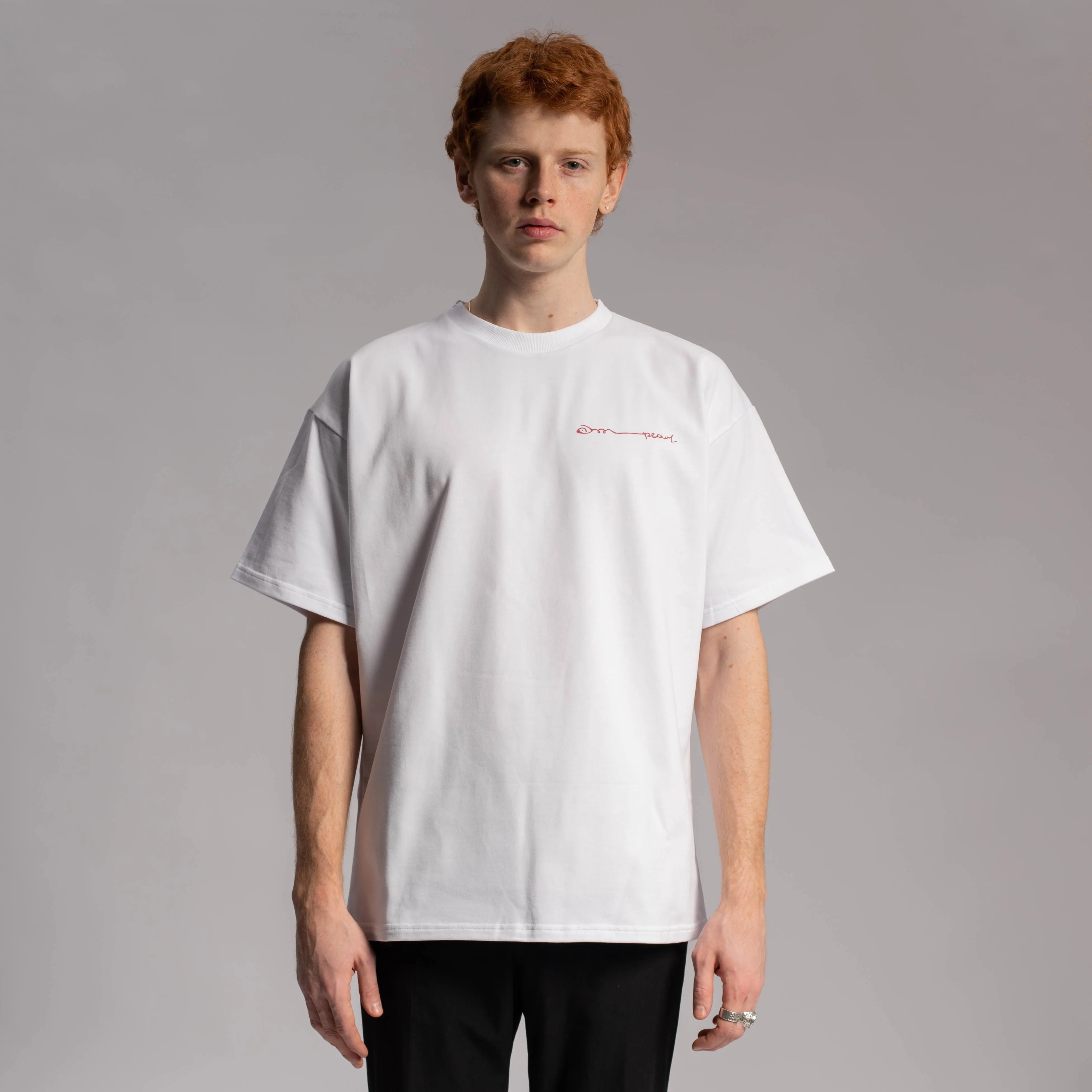 GEE PEARL PRINT 002 TEE - WHITE