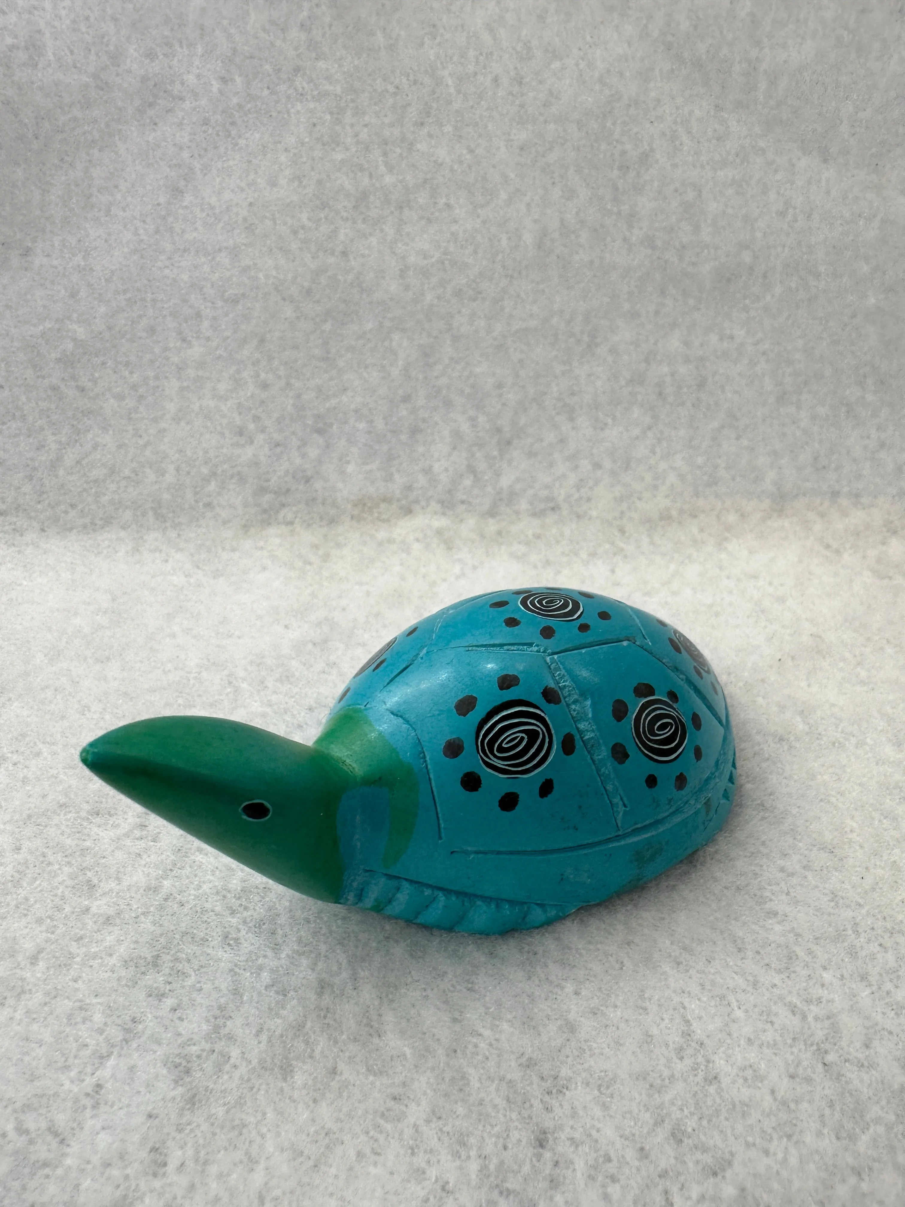 Handcarved Colorful Soapstone Turtle Figurine/Sculpture