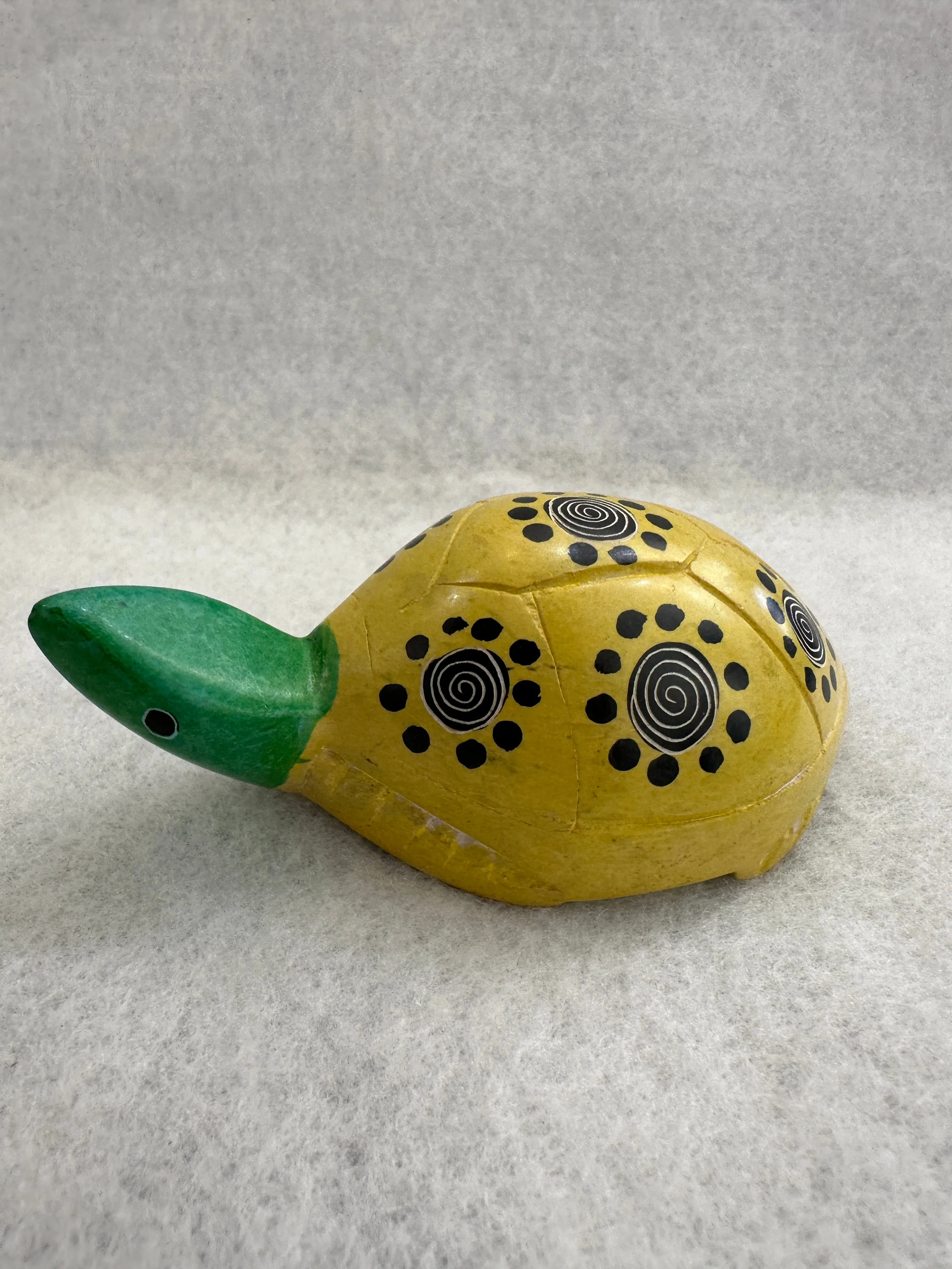 Handcarved Colorful Soapstone Turtle Figurine/Sculpture