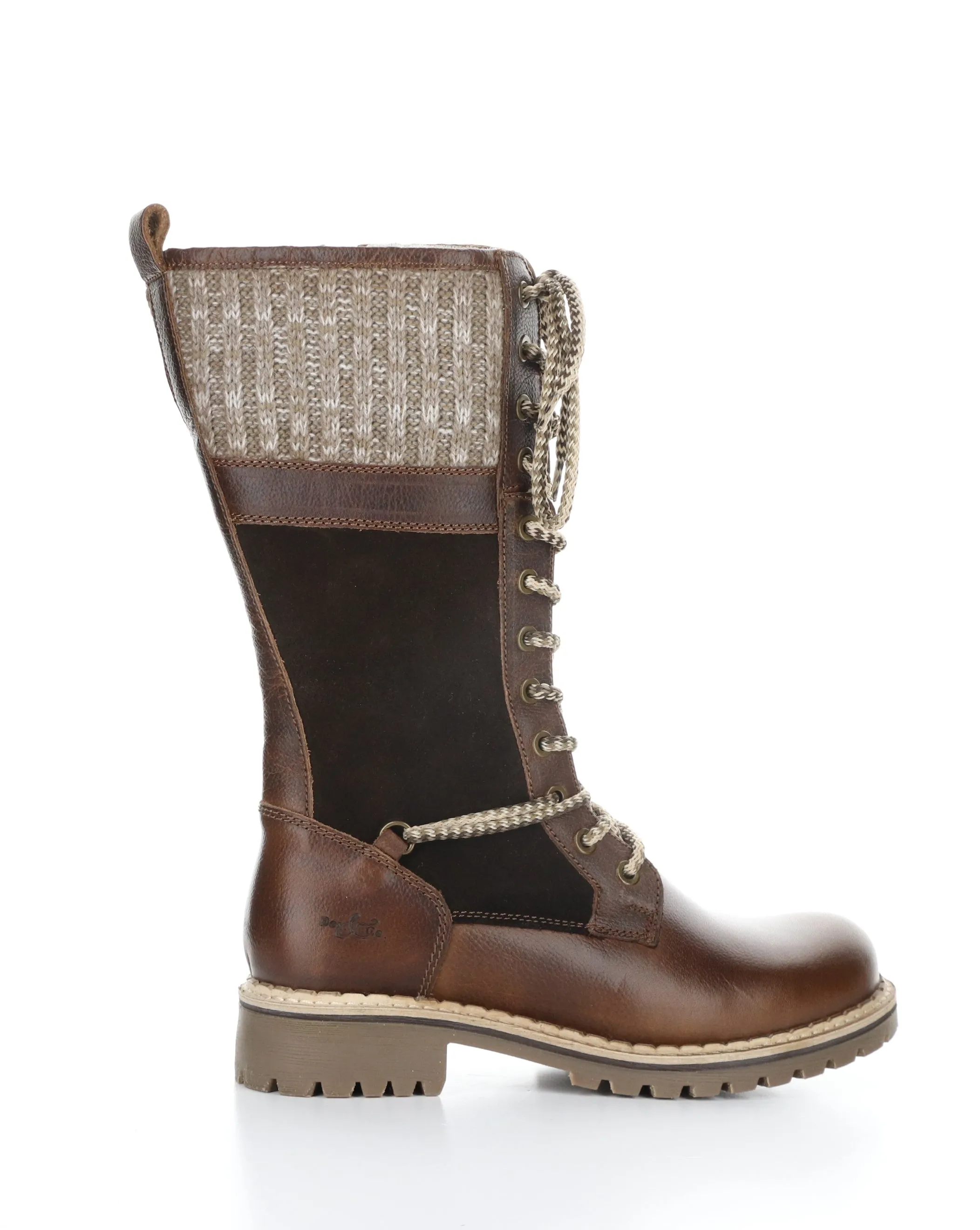 HAVEN BRANDY/COFFEE/TAUPE Round Toe Boots