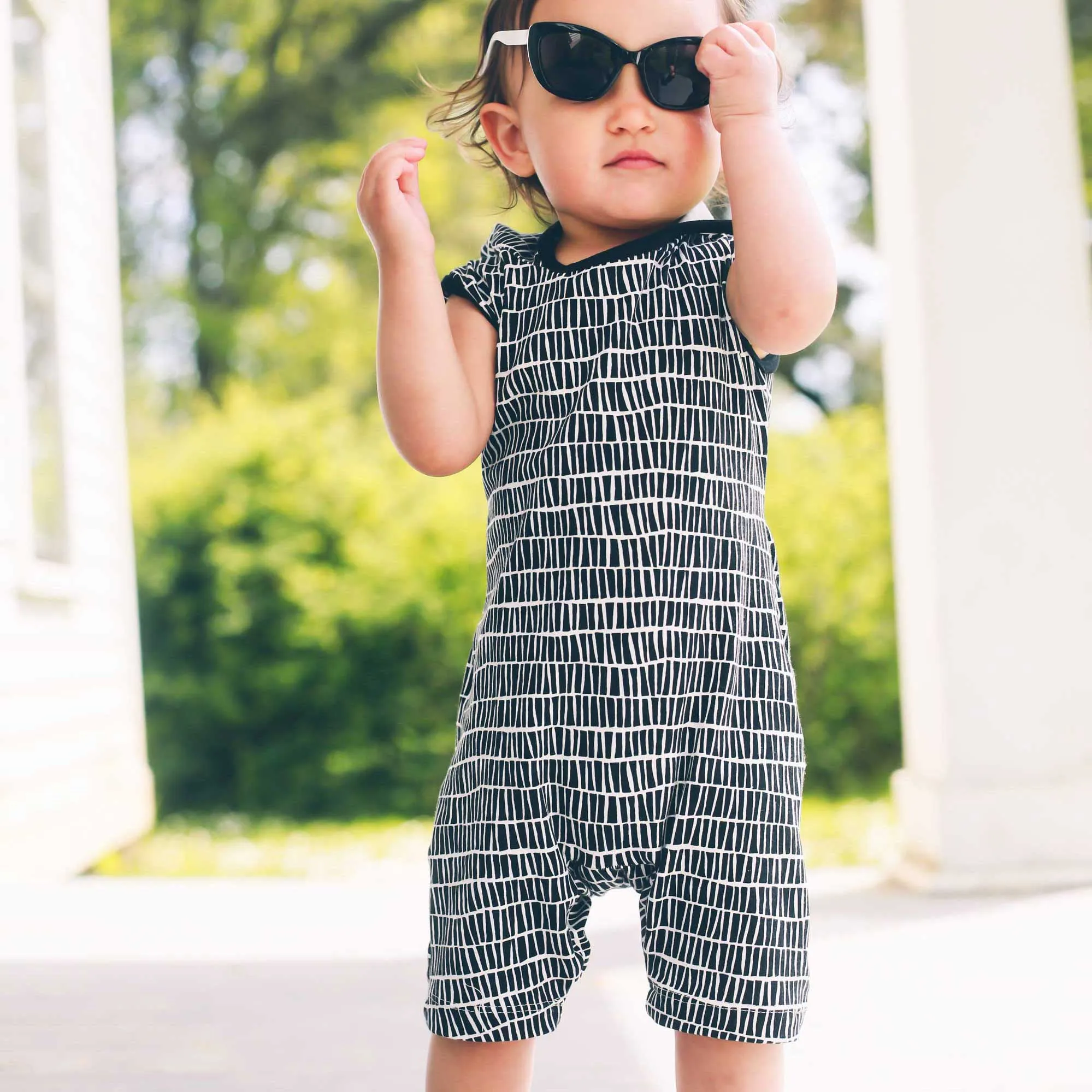 Infant Cotton Knit Summer Baby Rompers - Various Fun Prints | MoonEaze™