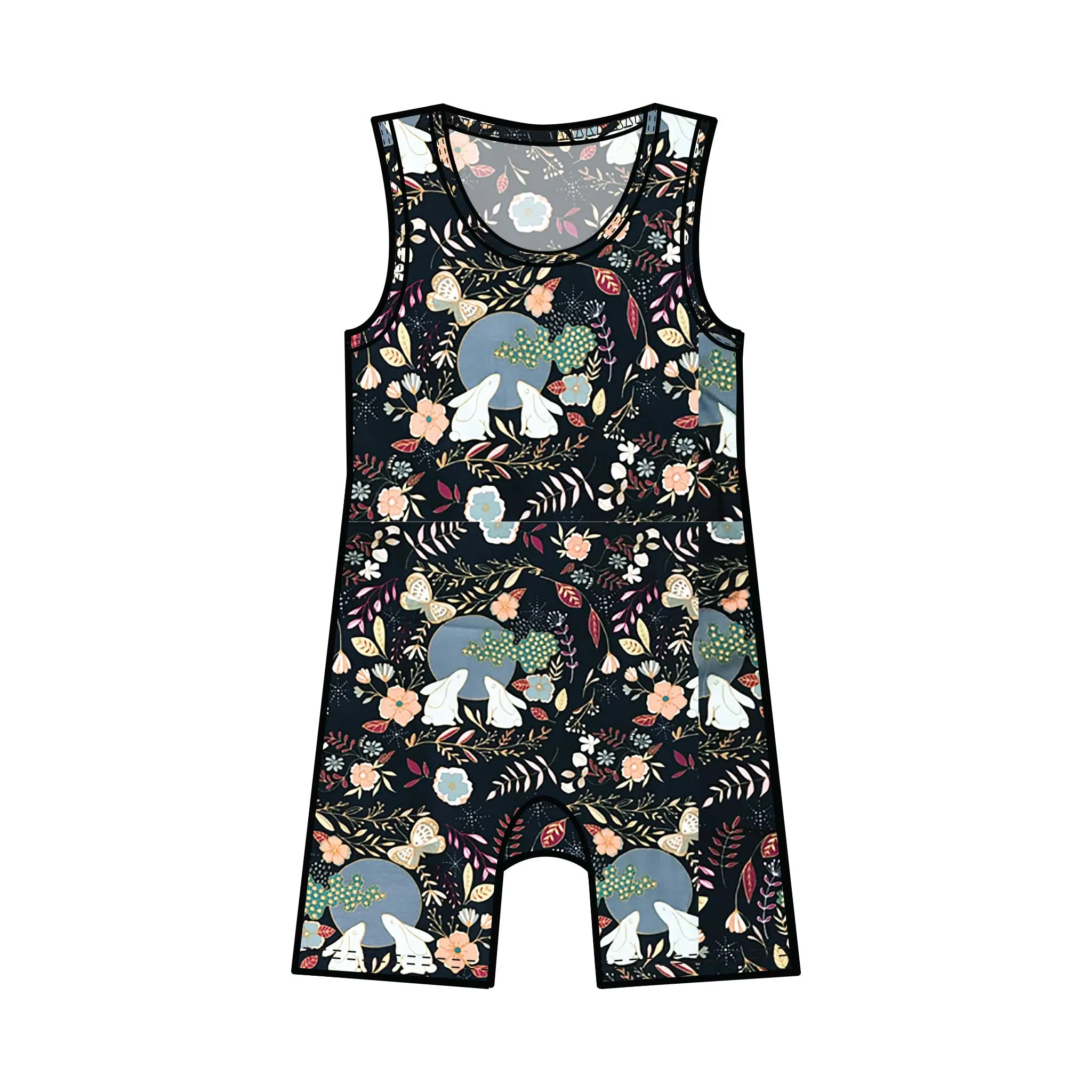 Infant Cotton Knit Summer Baby Rompers - Various Fun Prints | MoonEaze™