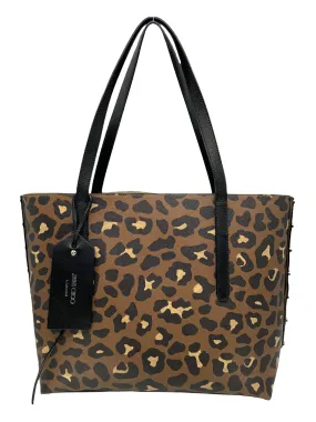 Jimmy Choo Twist East West Animal Print Tote