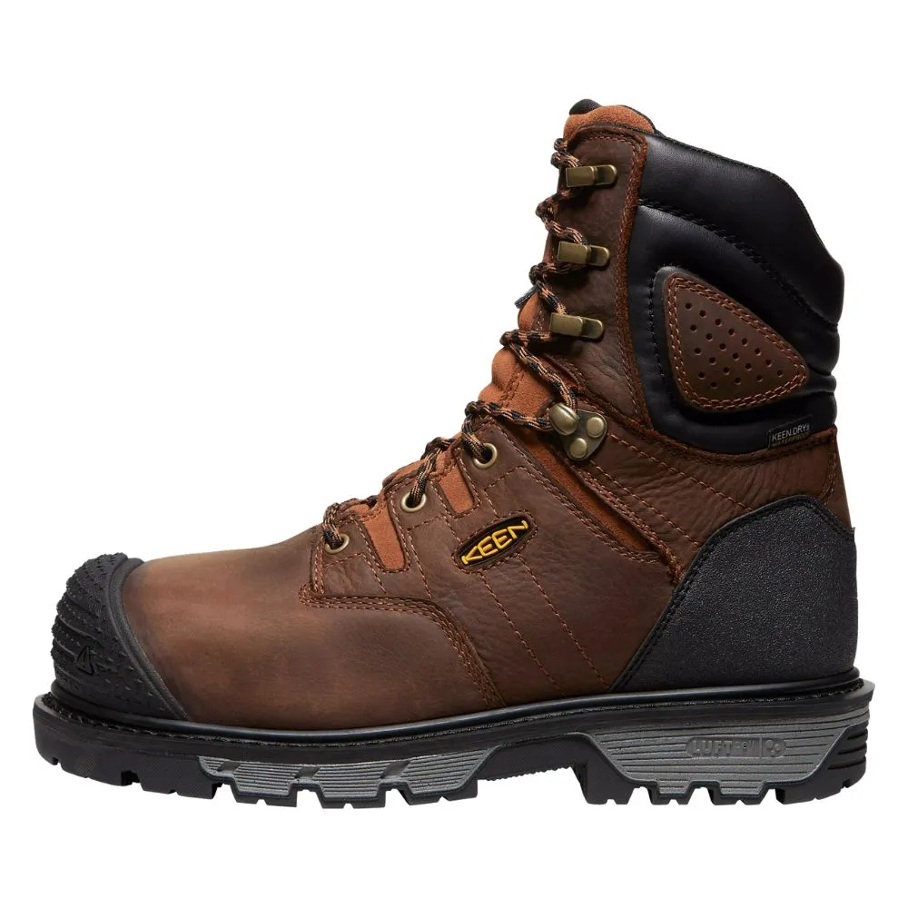 Keen Camden Men's 8 Waterproof Internal MET Guard Composite Toe Work Boot 1027693 - Brown