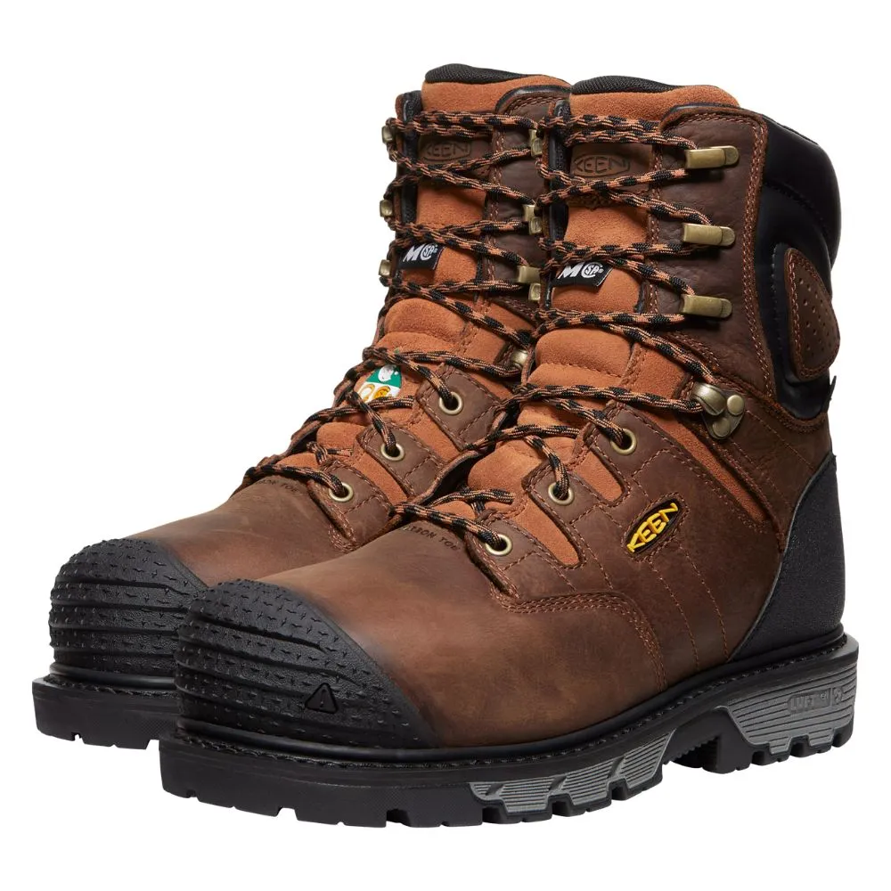 Keen Camden Men's 8 Waterproof Internal MET Guard Composite Toe Work Boot 1027693 - Brown