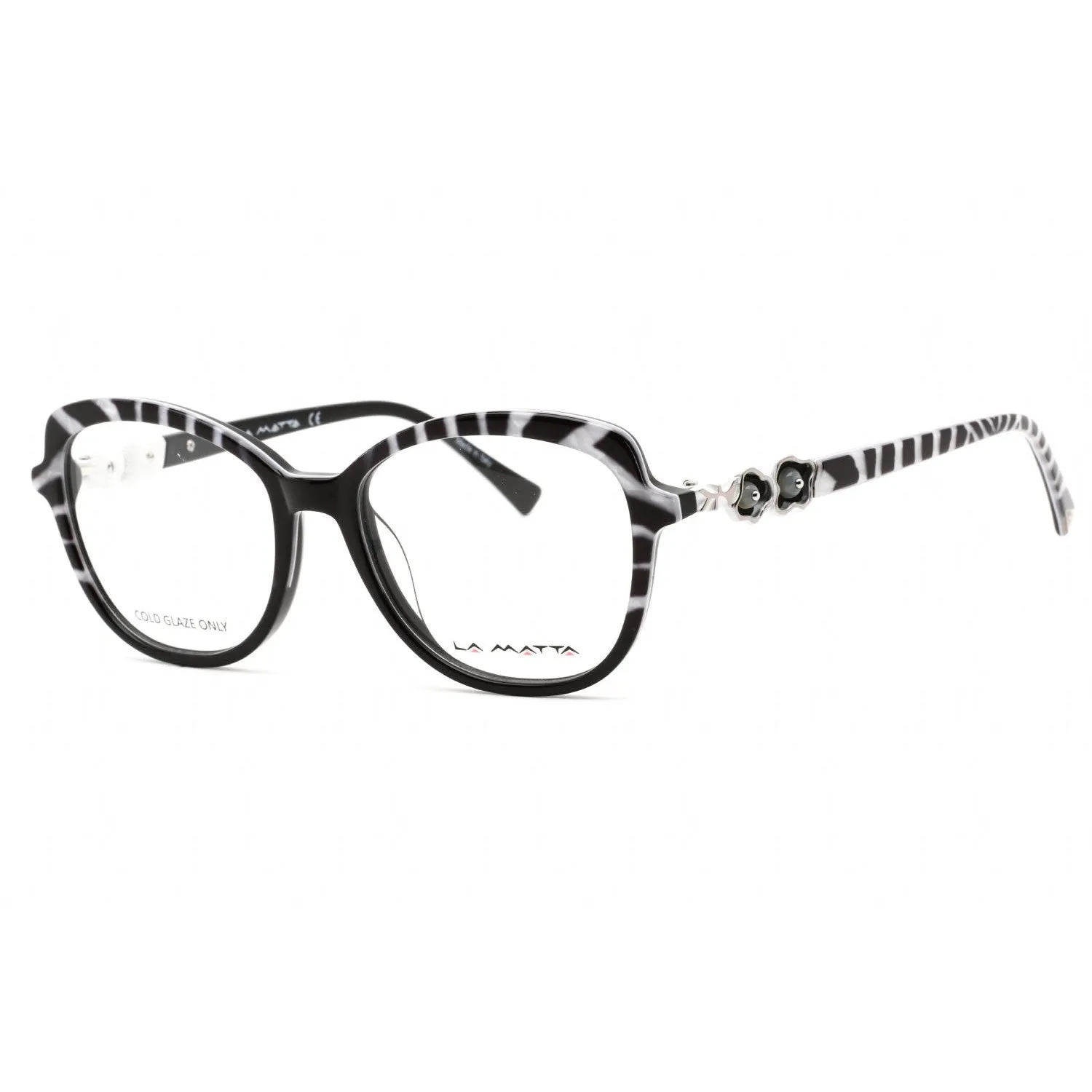 La Matta LMV3320 Eyeglasses Pattern / Clear Lens