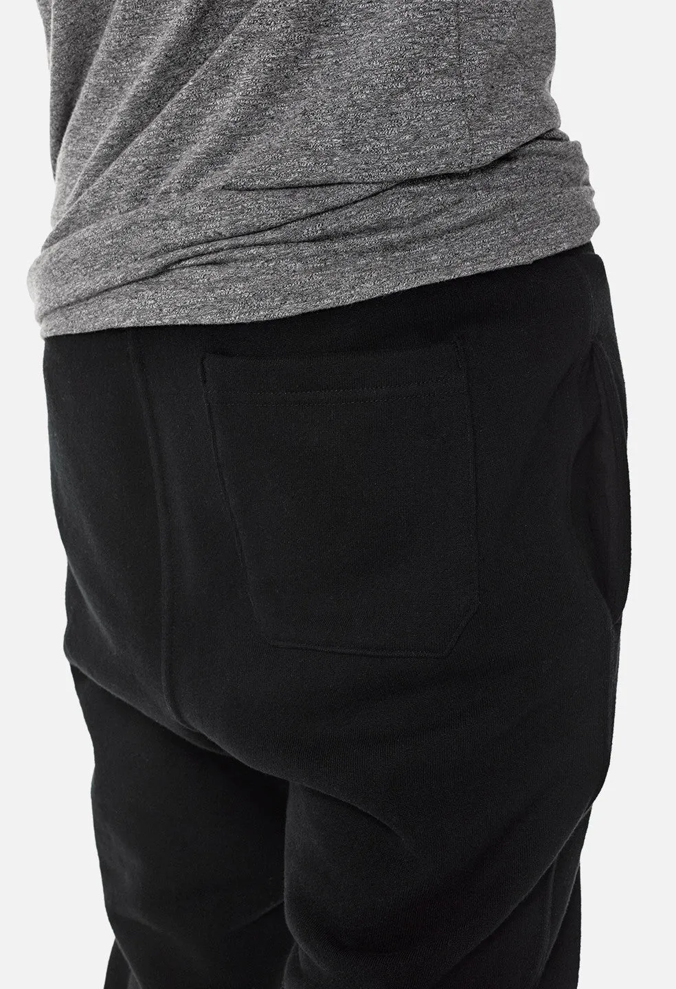 Loopwheel Ebisu Sweatpants / Black